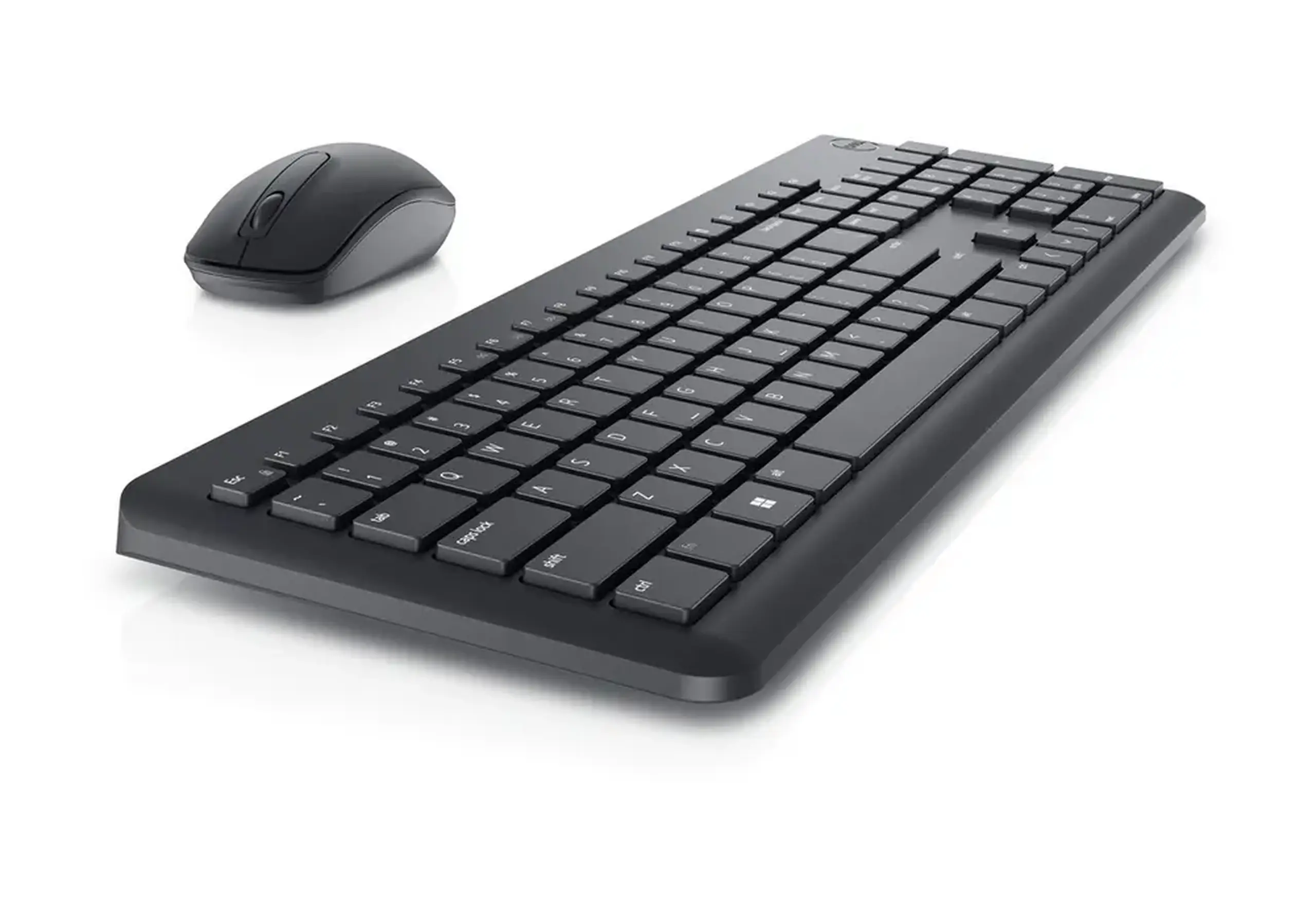 Set Tastatură + Mouse DELL KM3322, Fără fir, Negru