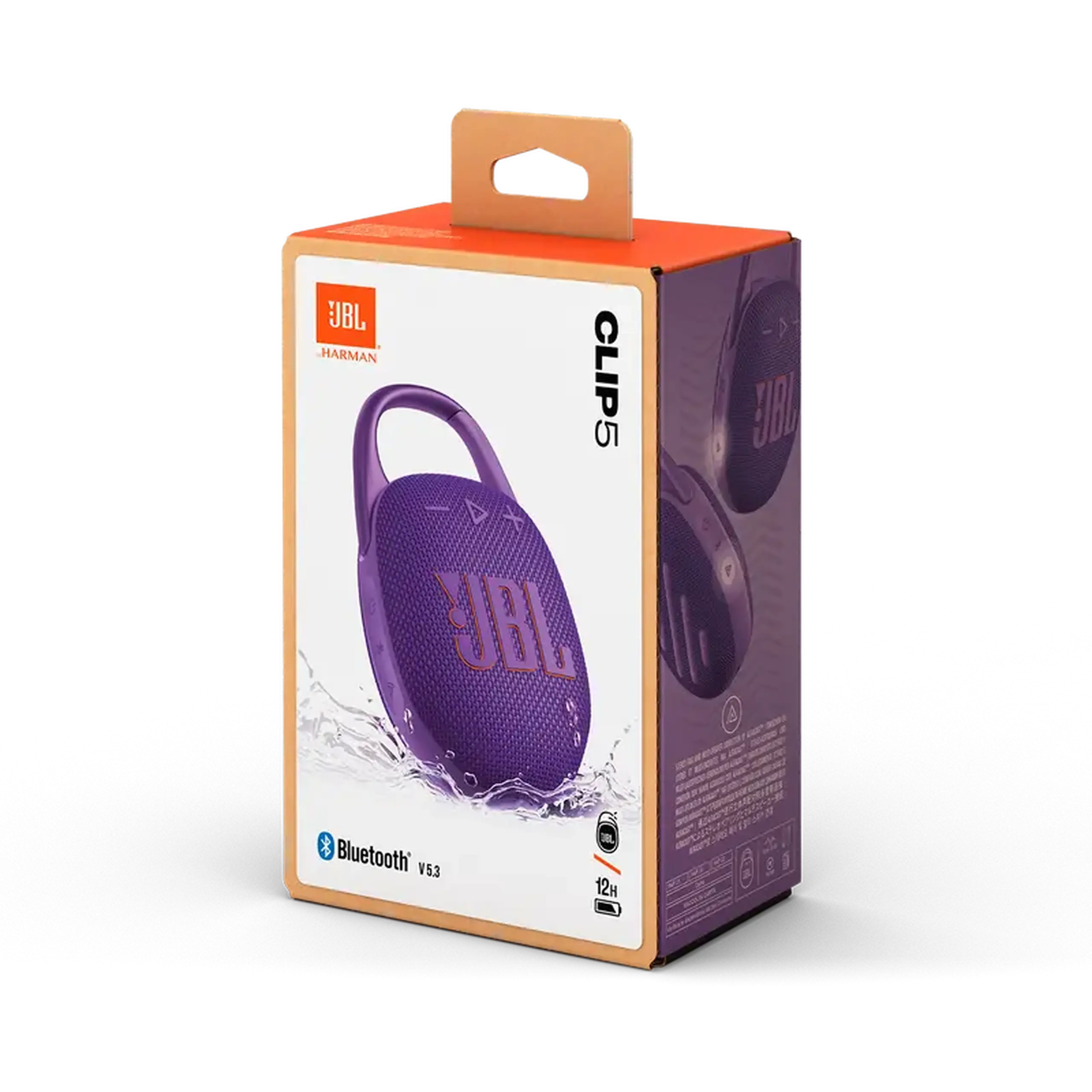 Boxă portabilă JBL Clip 5, Violet