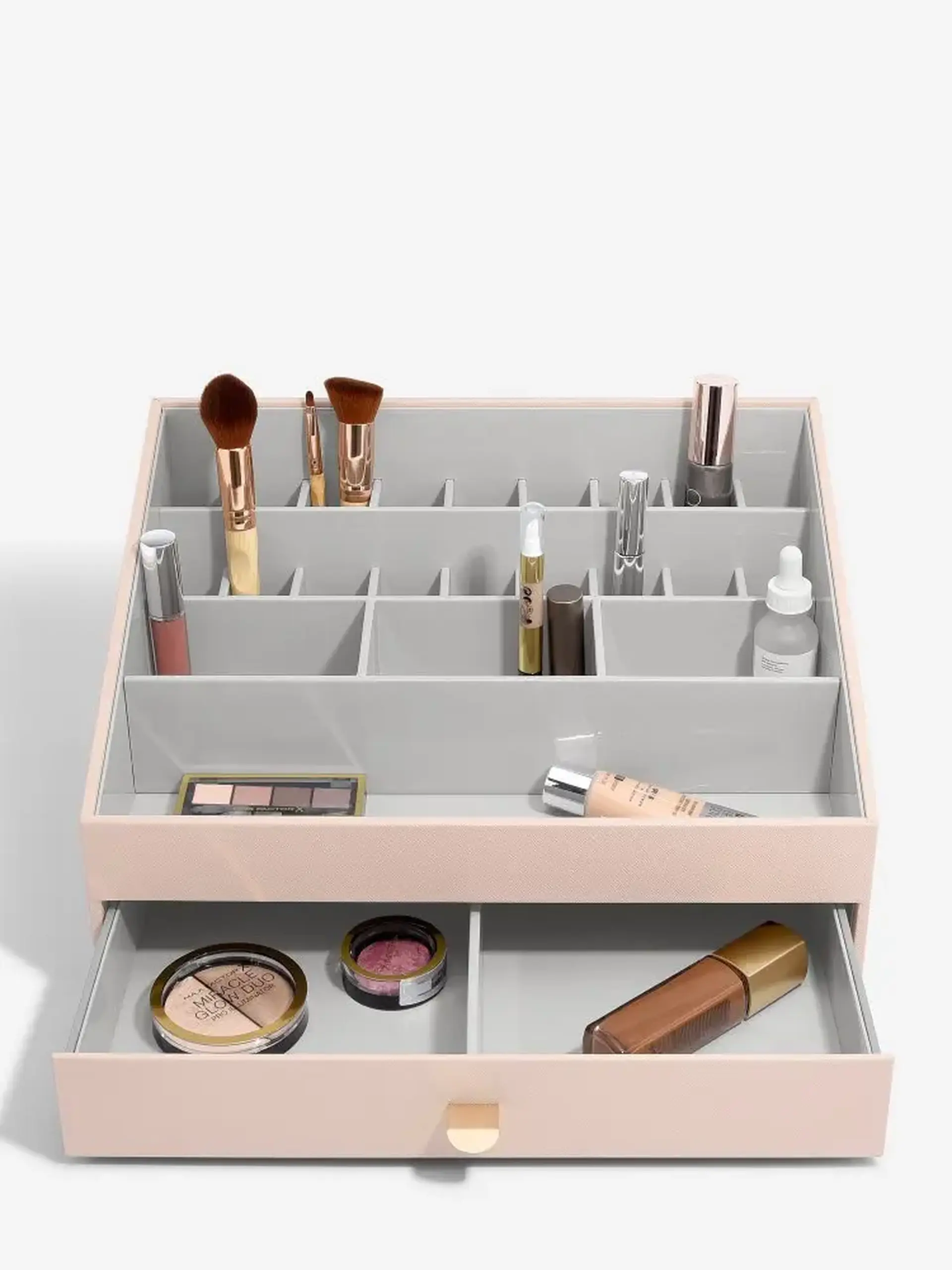 Organizator makeup mare roz