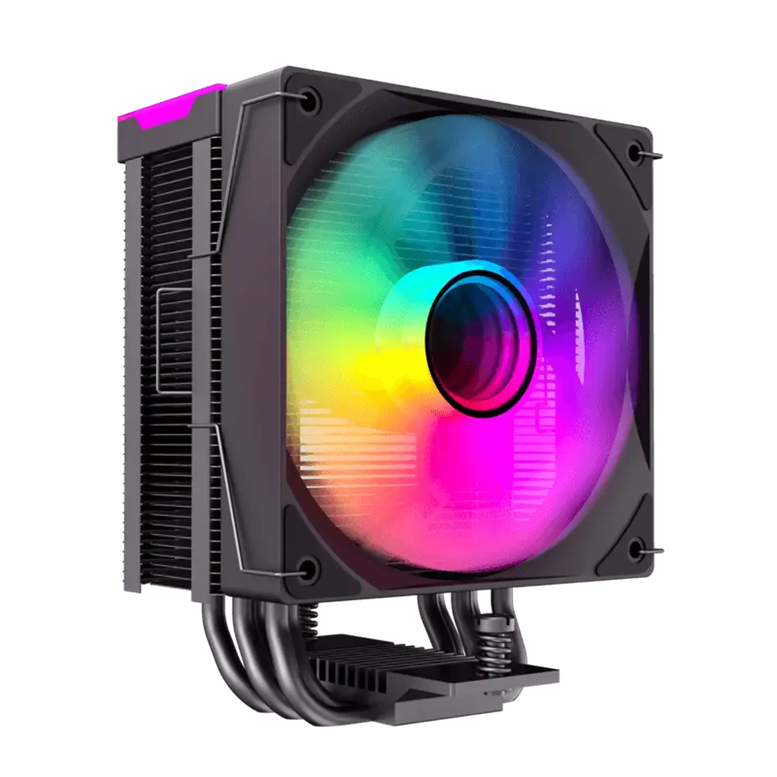 AC Gamemax „Sigma 550 Infinity BK” (<32.5dBA, 800 - 1800RPM, 58.96CFM, 120mm, PWM, ARGB, 5x6mm, 44 Fin