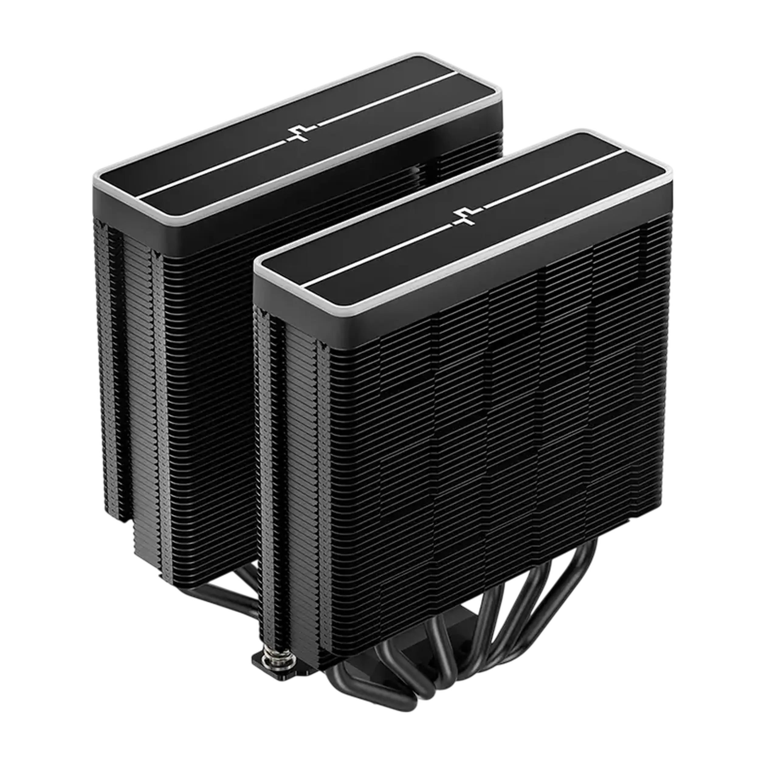 AC Deepcool „AG620 BK ARGB V2” (≤29,4 dB, 300 - 1950RPM, 67,88 CFM, 2x120mm, ARGB, 6x6mm, 1330g.)