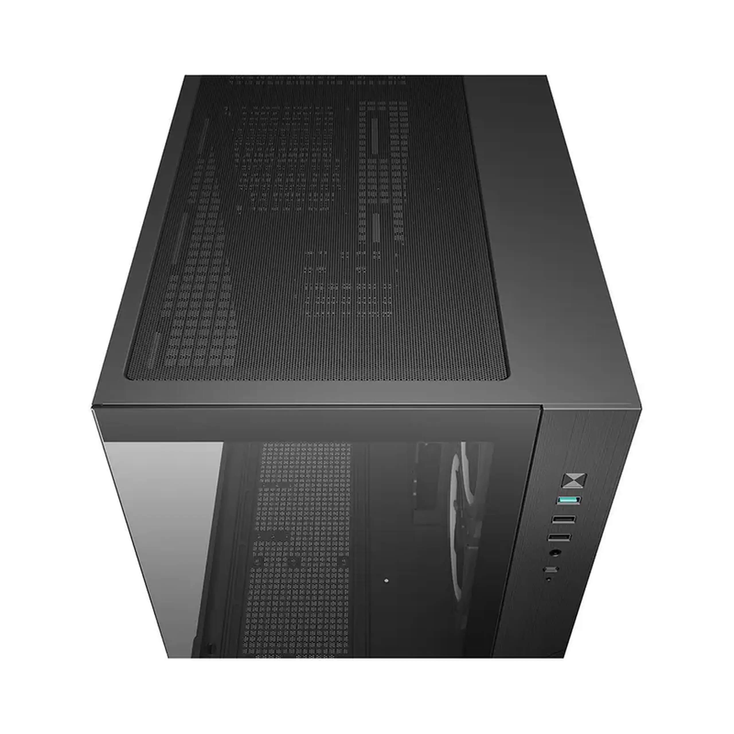 Carcasă PC Deepcool CG330 3F, Midi-Tower, Fără PSU, Negru