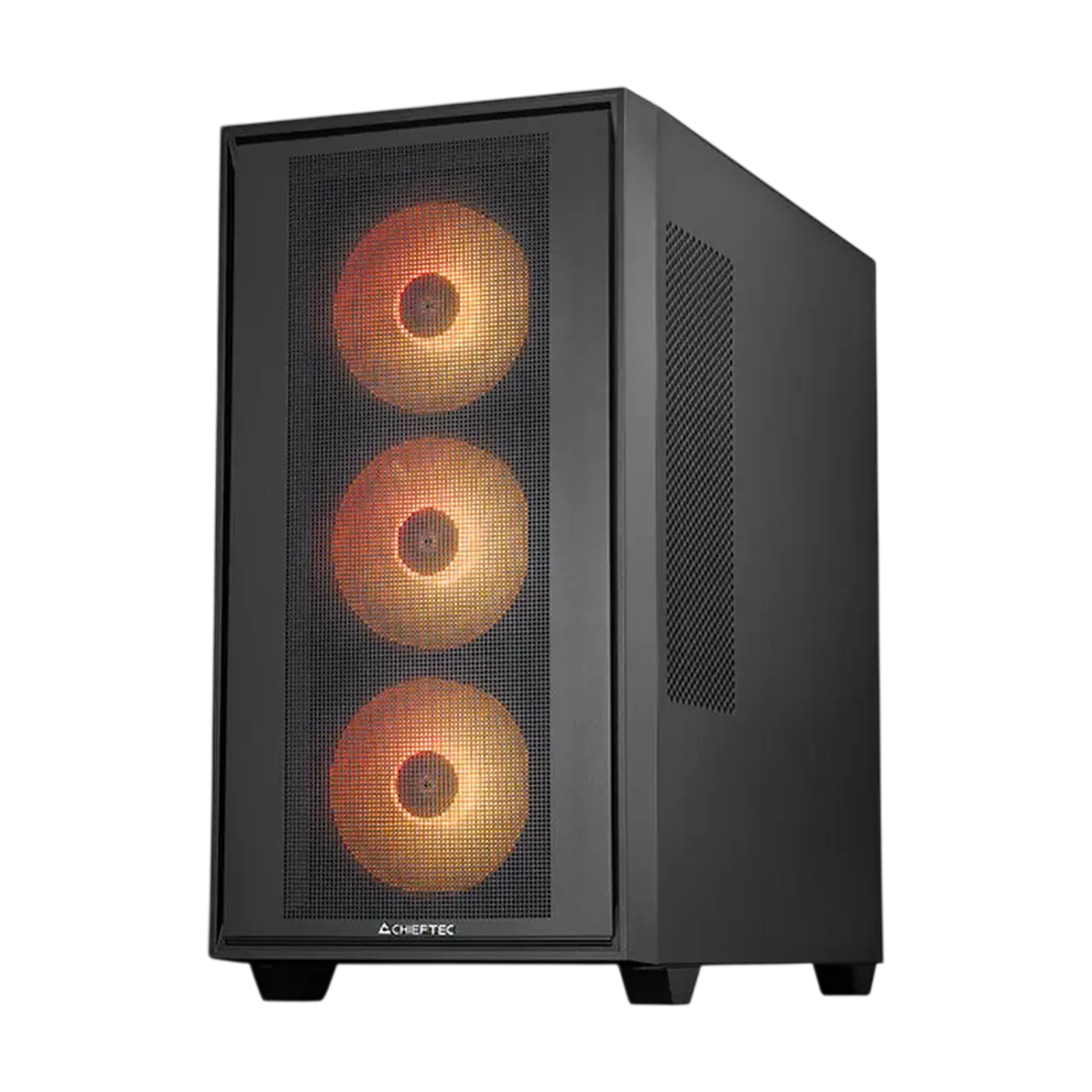 Carcasă PC Chieftec Hunter 3, Midi-Tower, Fără PSU, Negru