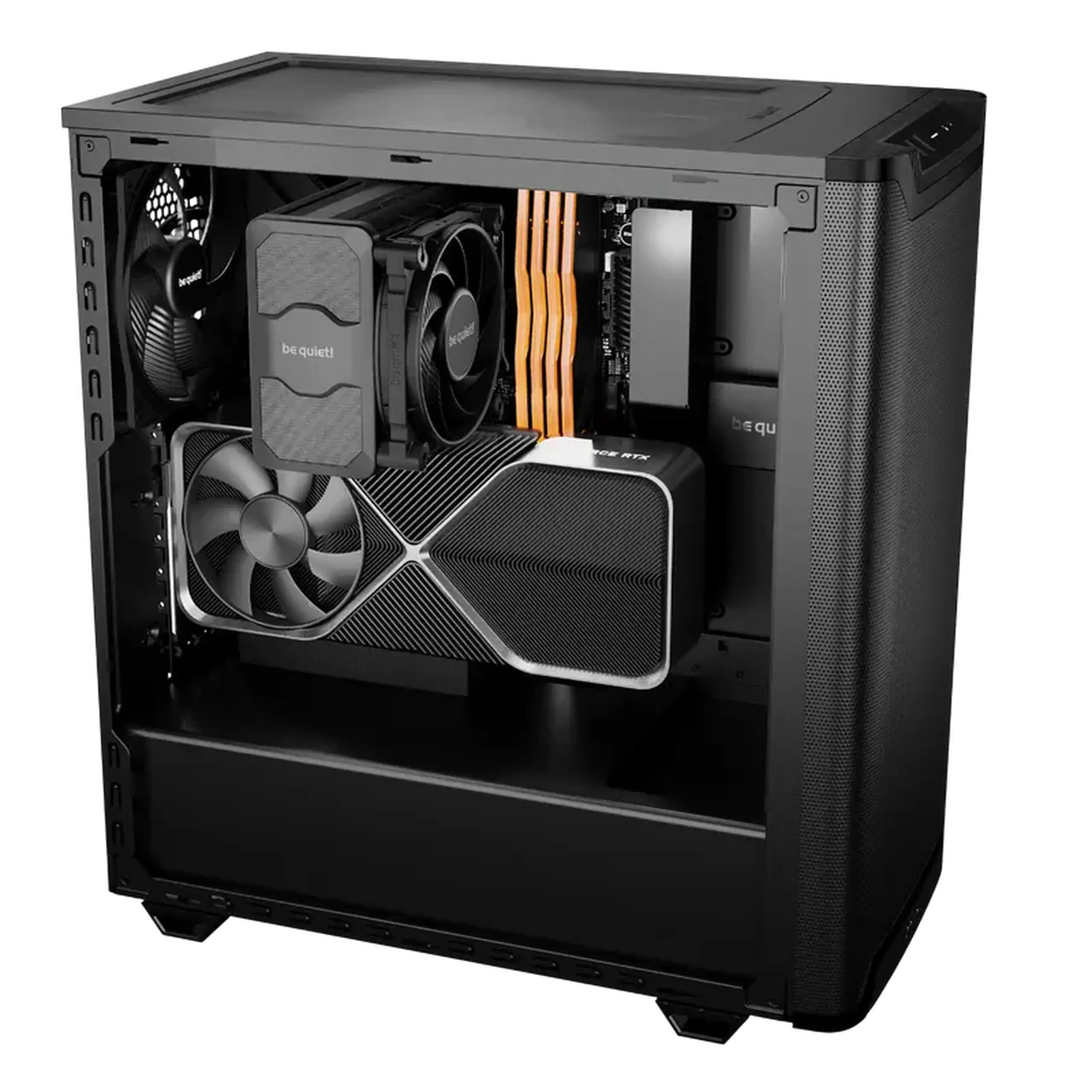 Carcasă PC be quiet! Pure Base 501 Airflow, Midi-Tower, Fără PSU, Negru