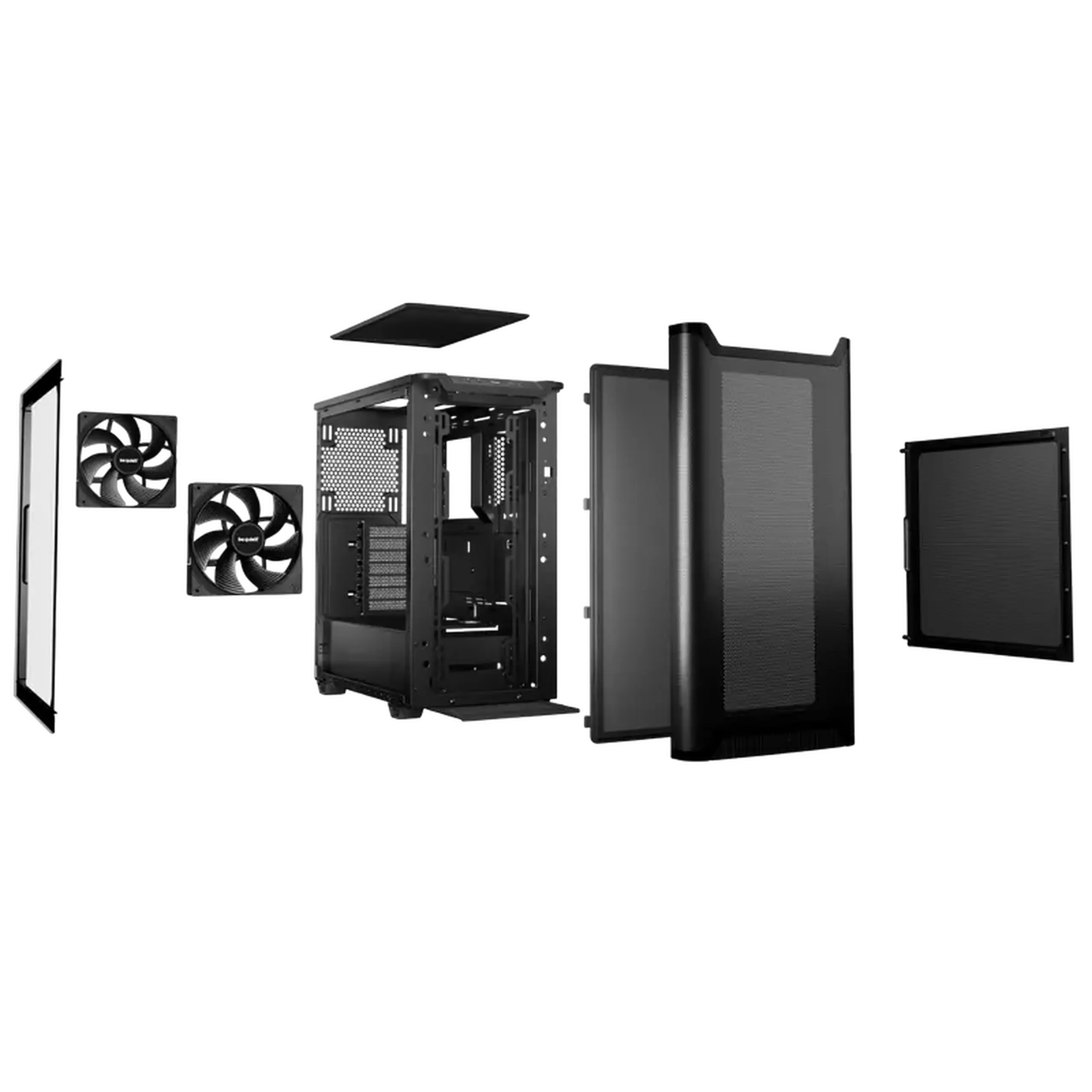 Carcasă PC be quiet! Pure Base 501 Airflow, Midi-Tower, Fără PSU, Negru