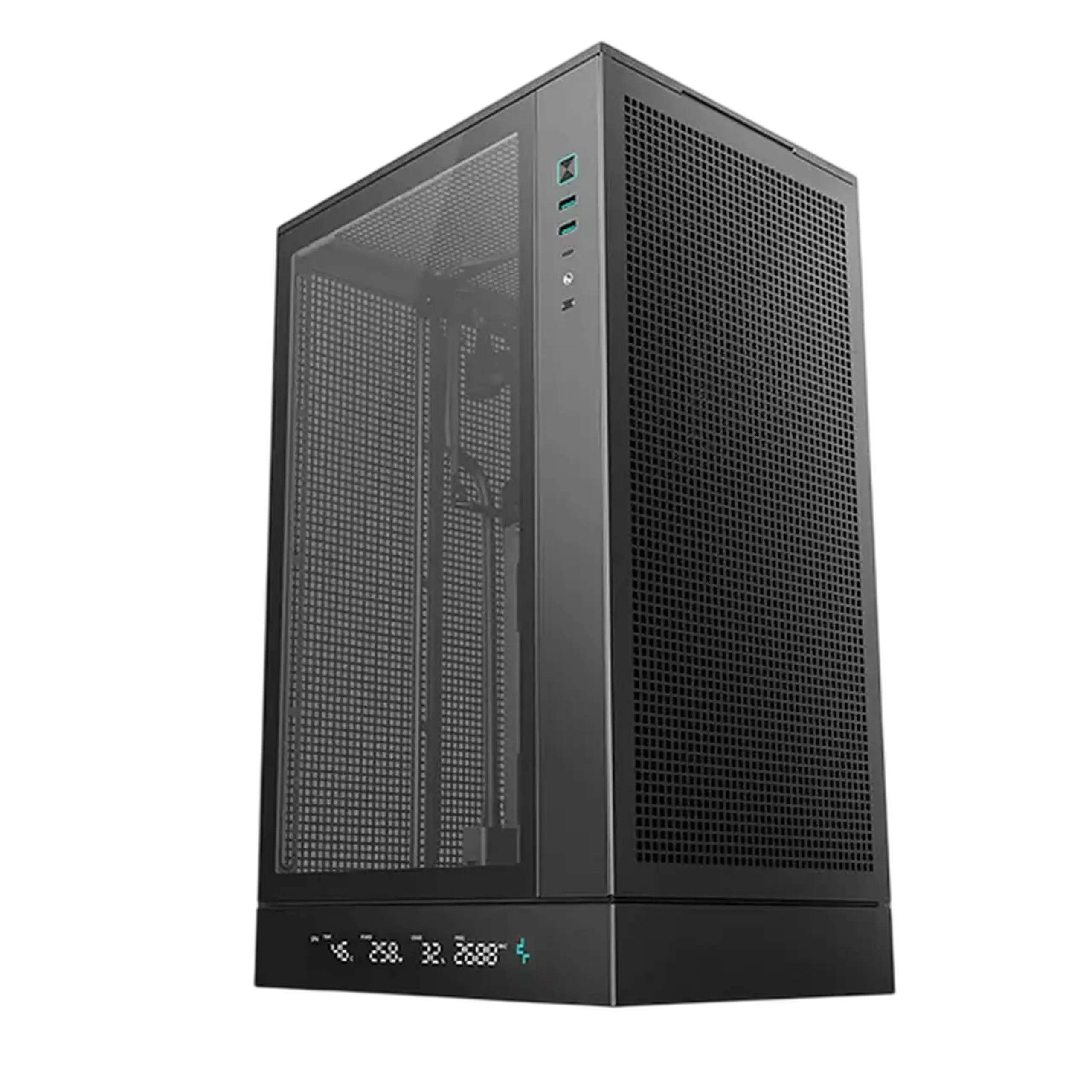 Carcasă PC Deepcool CH270 Digital, Mini-Tower, Fără PSU, Negru