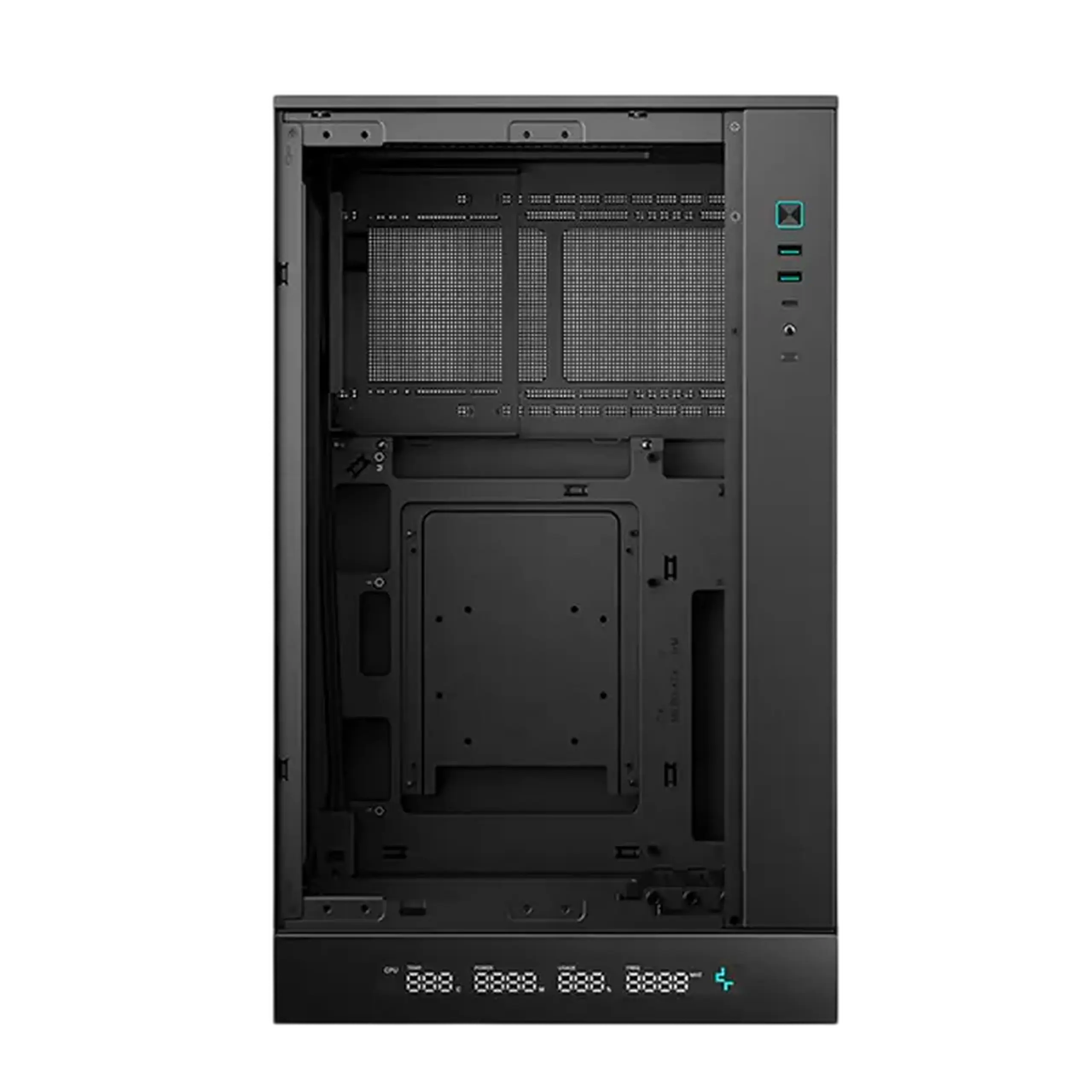 Carcasă PC Deepcool CH270 Digital, Mini-Tower, Fără PSU, Negru