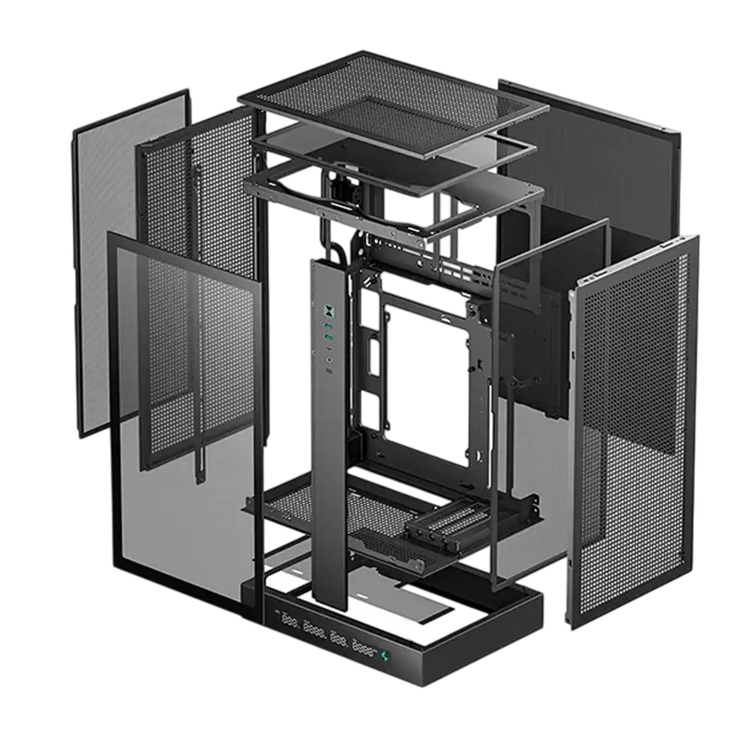 Carcasă PC Deepcool CH270 Digital, Mini-Tower, Fără PSU, Negru