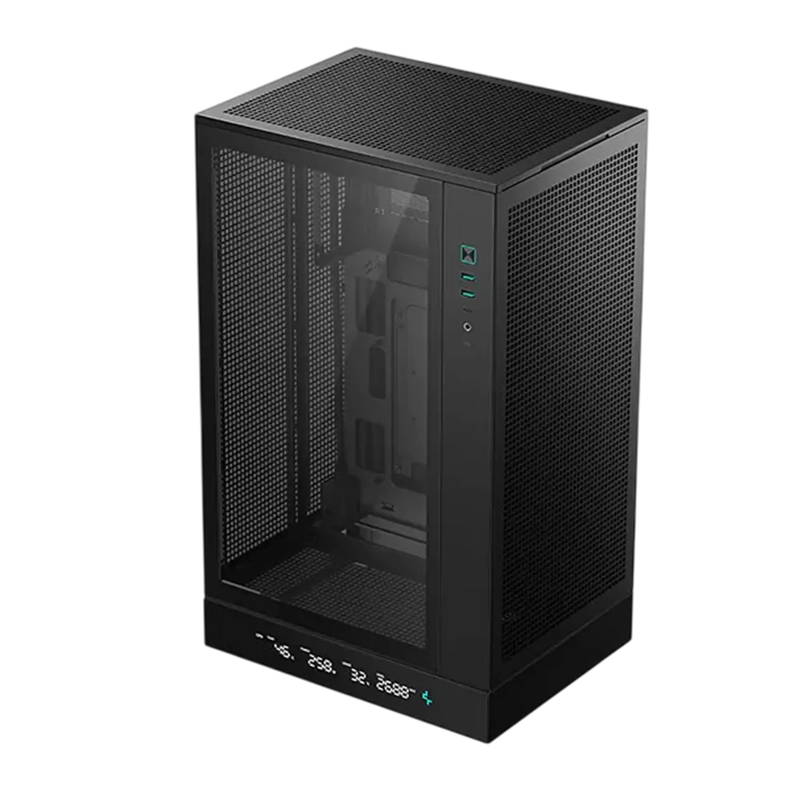 Carcasă PC Deepcool CH270 Digital, Mini-Tower, Fără PSU, Negru