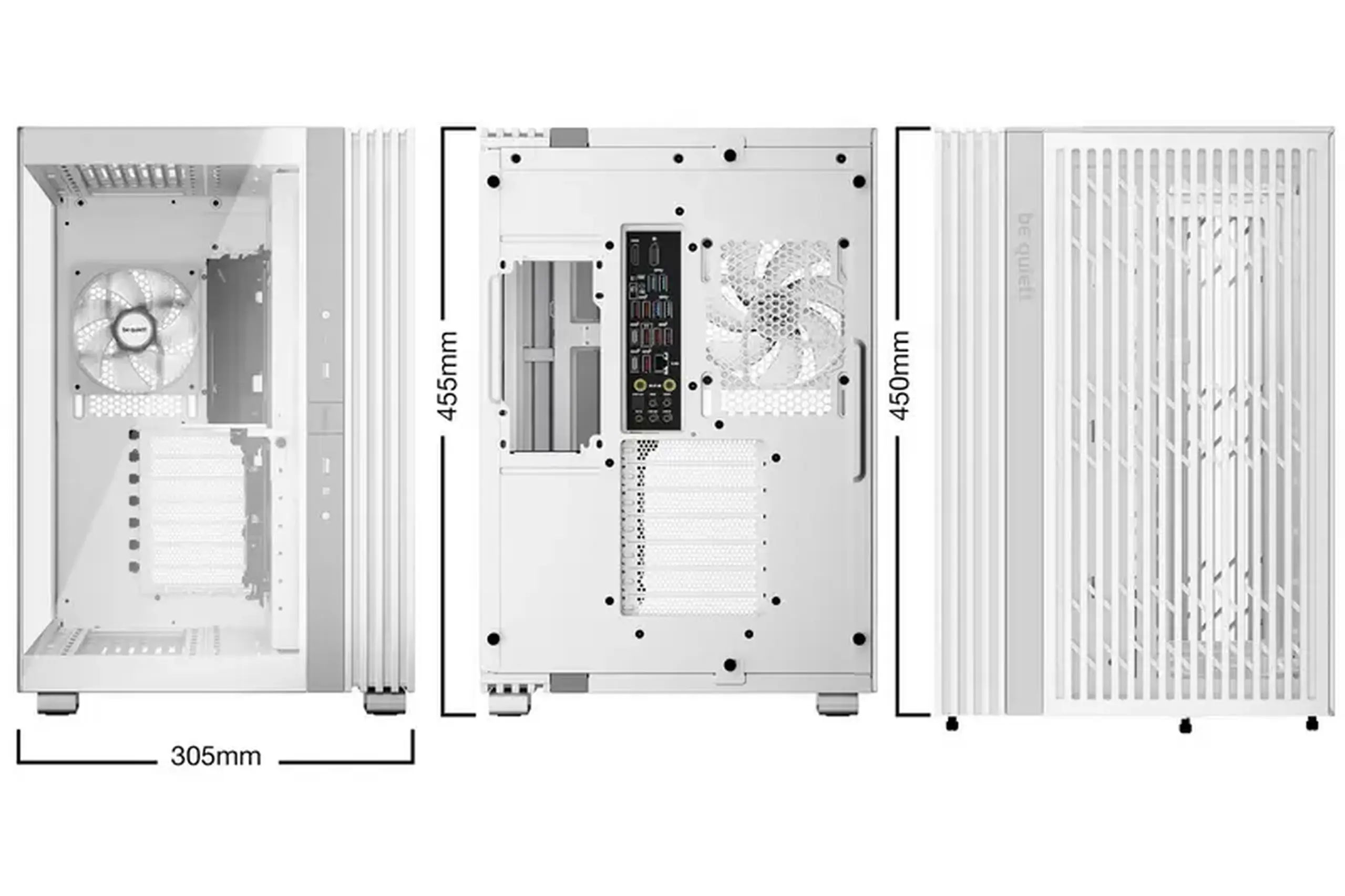 Carcasă PC be quiet! Ligh Base 600 LX, Midi-Tower, Fără PSU, Alb