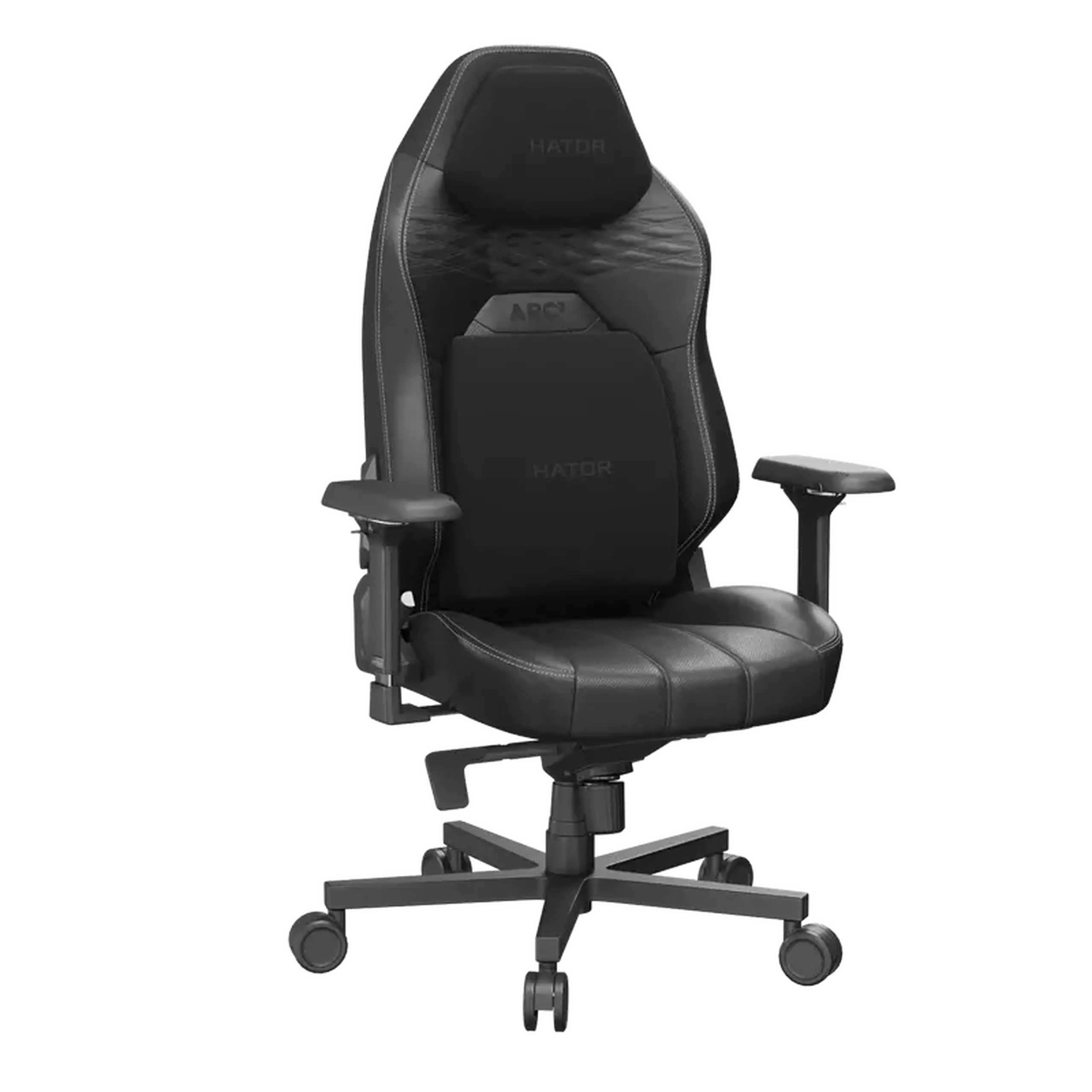 Scaun Gaming HATOR Arc 3 L, PU Piele, Negru