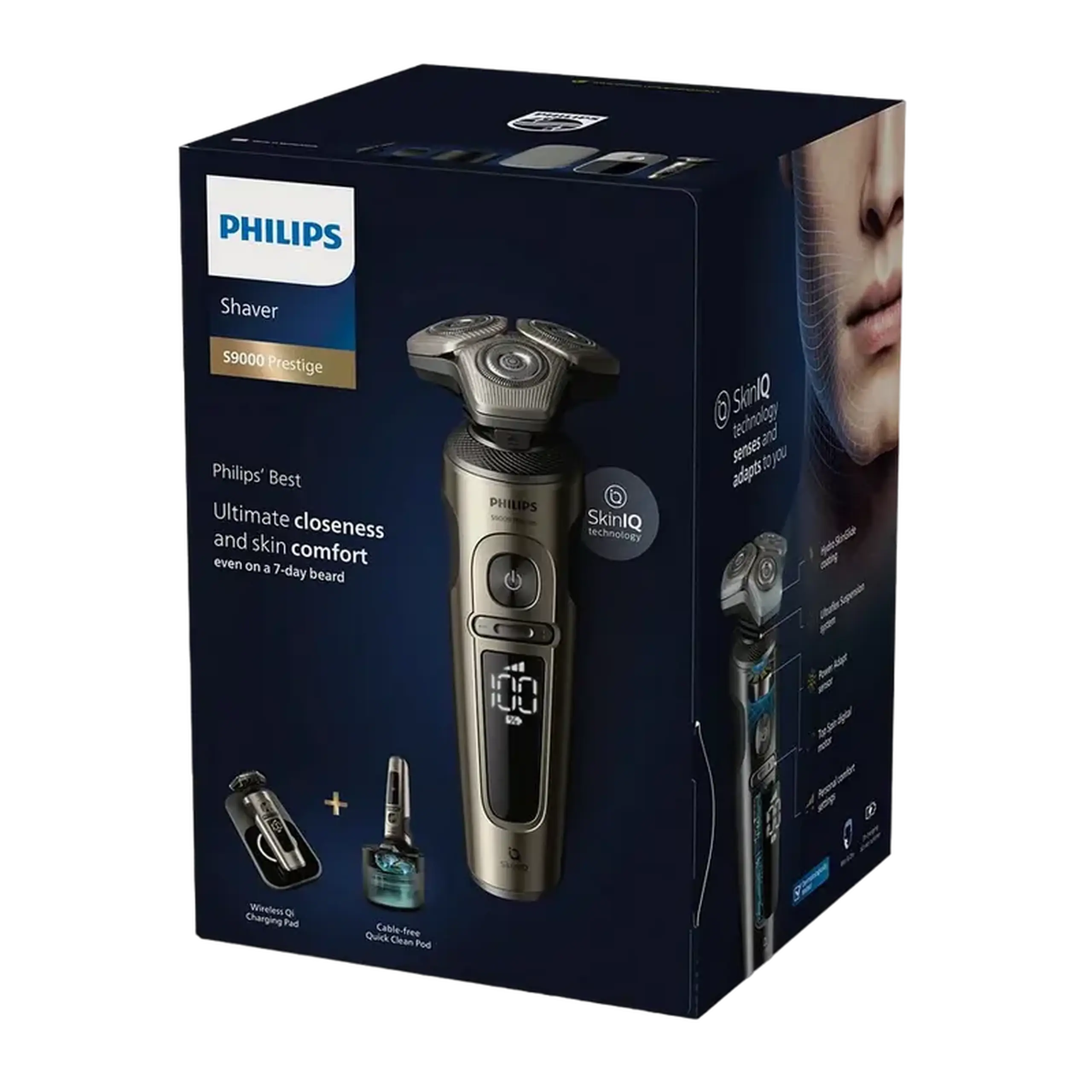 Aparat de ras electric Philips SP9883/36, Champagne gold
