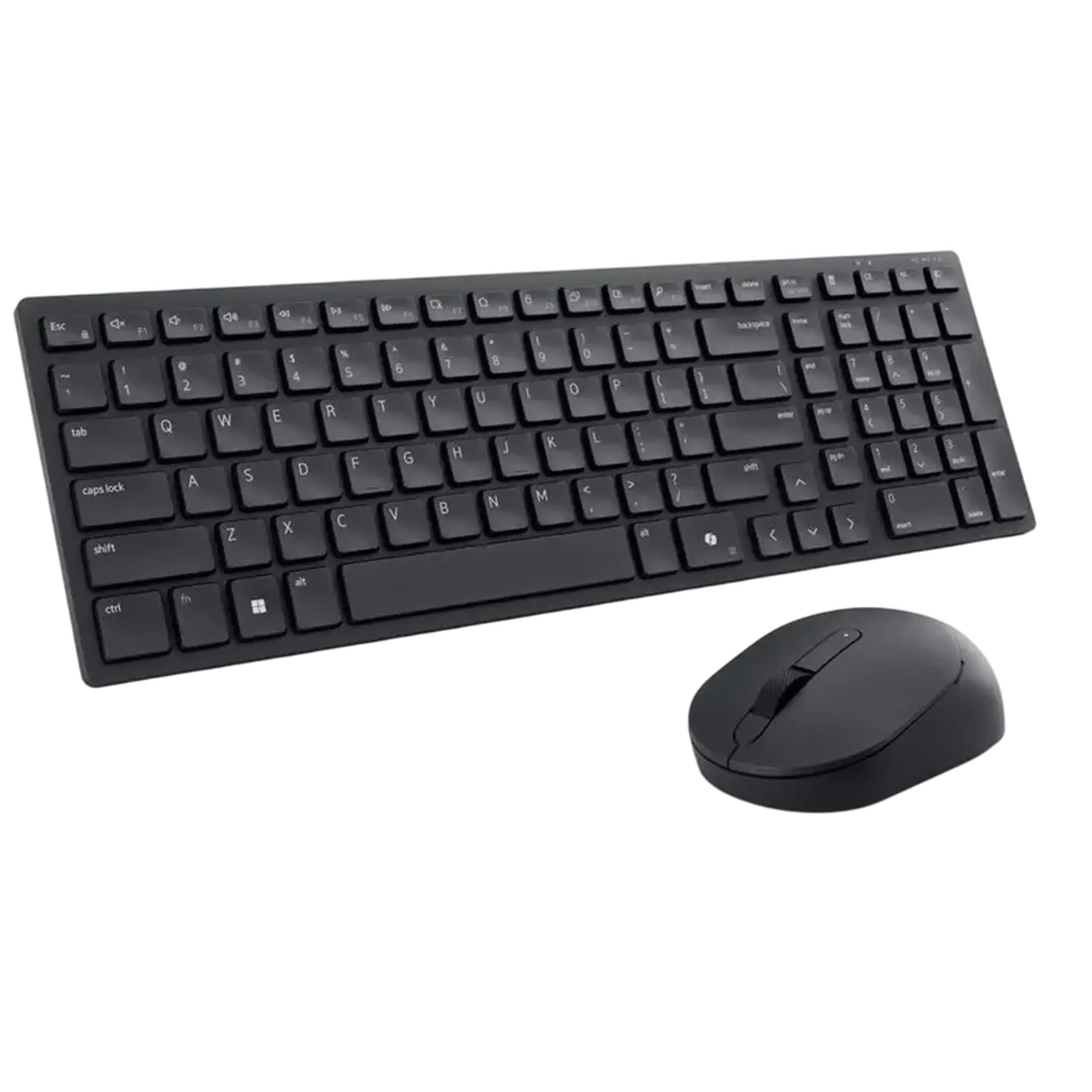 Set Tastatură + Mouse DELL KM555, Fără fir, Negru