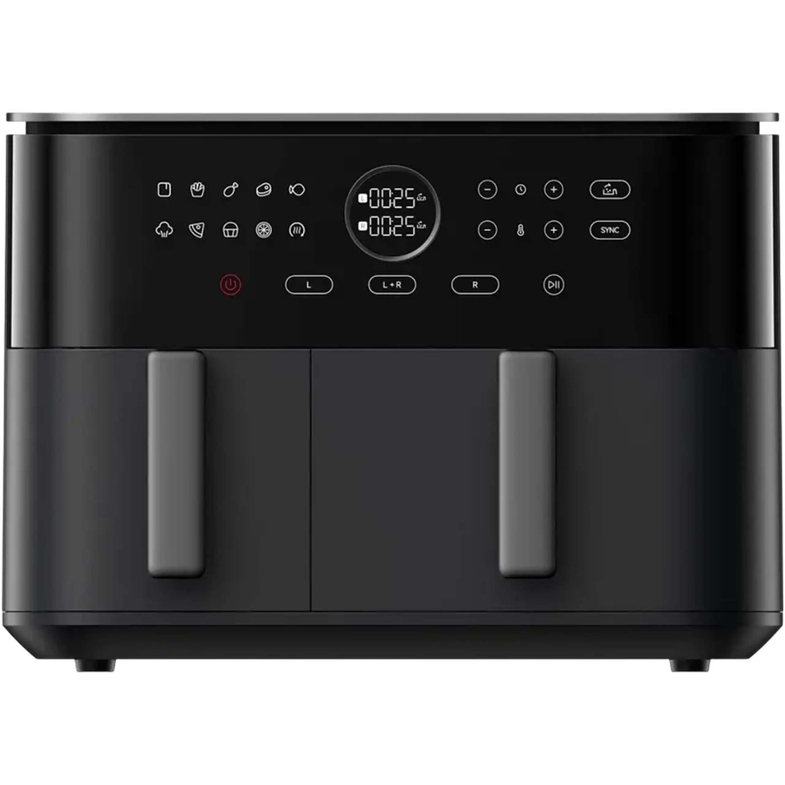 Friteuză cu aer cald Xiaomi Dual Zone, Negru