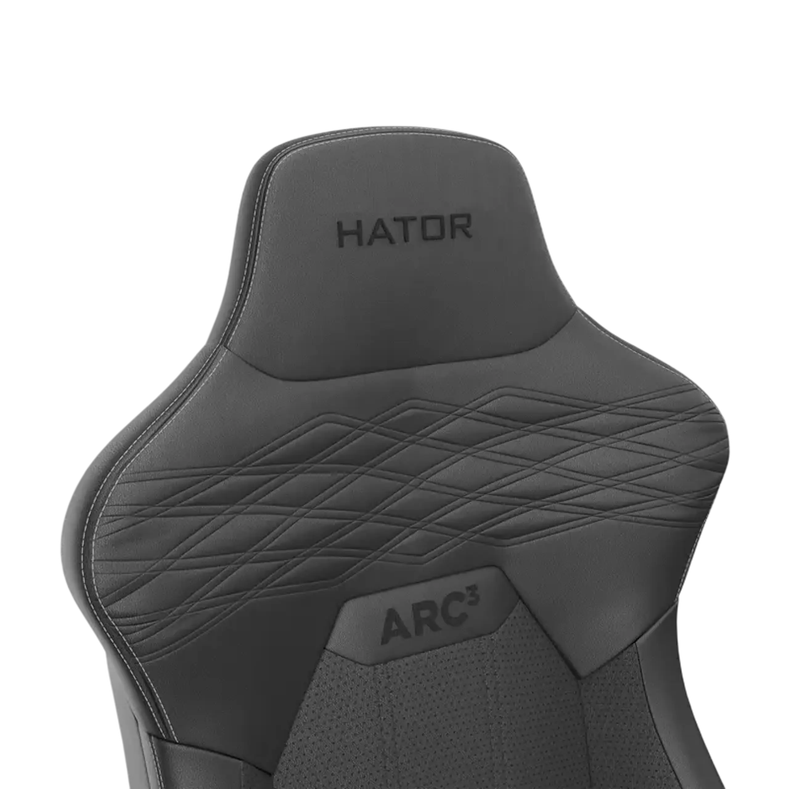 Scaun Gaming HATOR Arc 3 XL, PU Piele, Negru