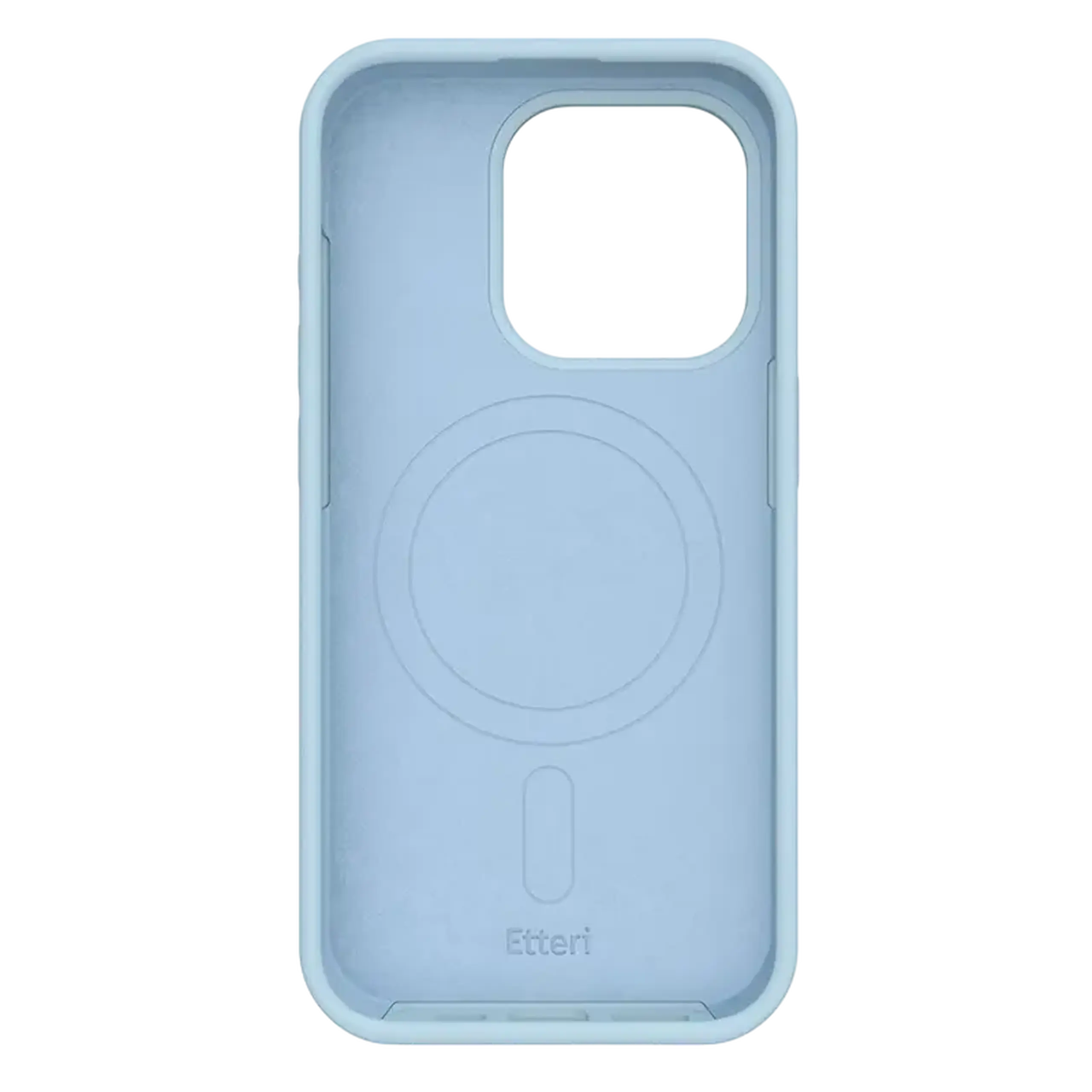 Husă Etteri Silicone Mag case pentru iPhone 16 Pro Max, Albastru deschis