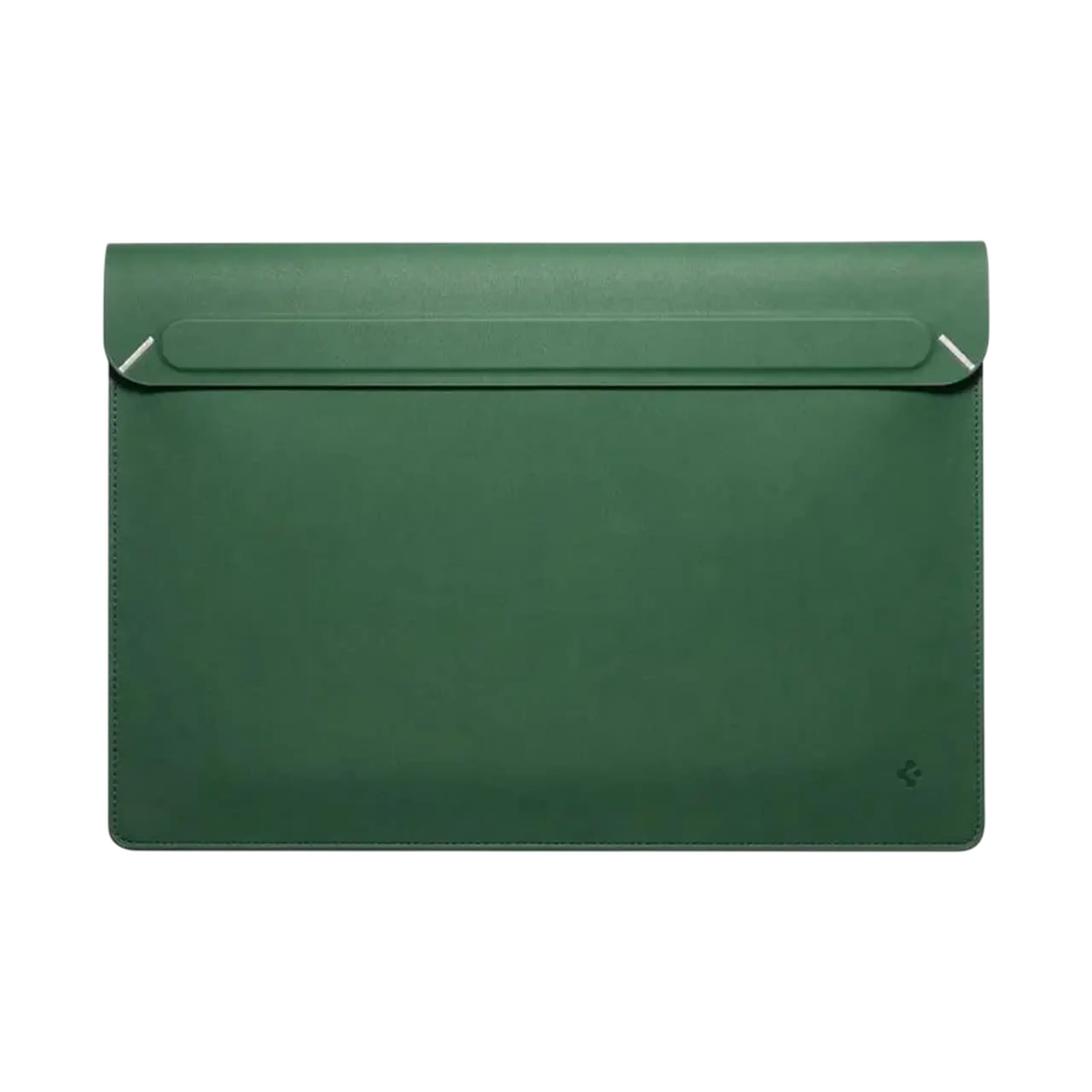 Husă pentru laptop Spigen Valentinus 15-16", Piele artificială, Jeju Green