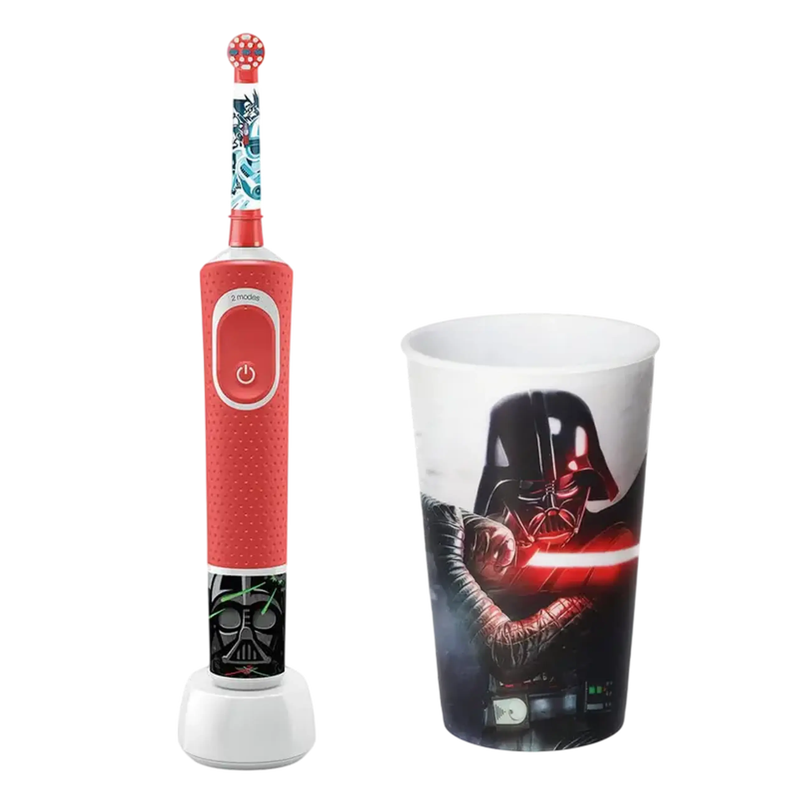 Periuță de dinți electrică Braun Kids D100 StarWars, Roșu