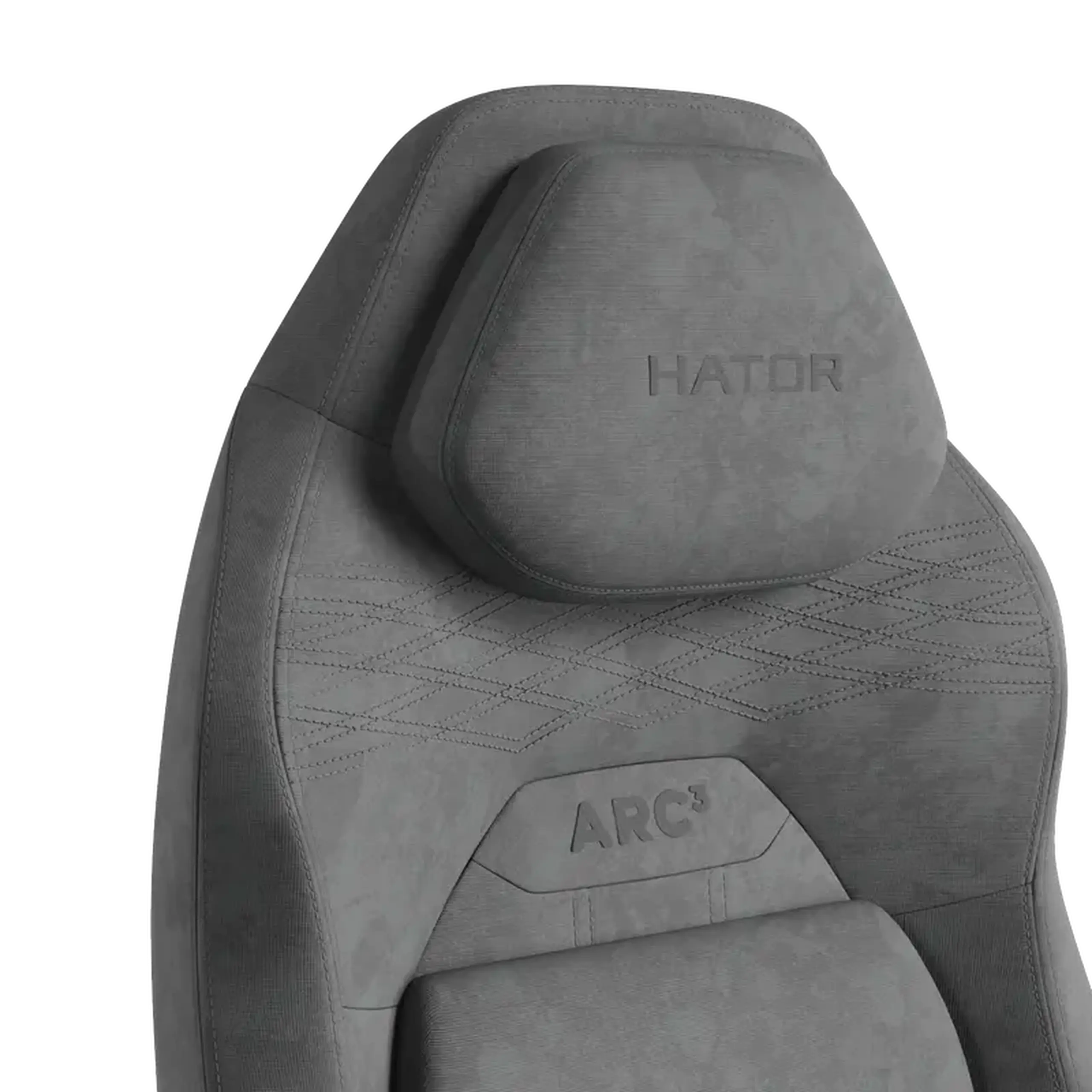 Scaun Gaming HATOR Arc 3 S, Velur, Gri
