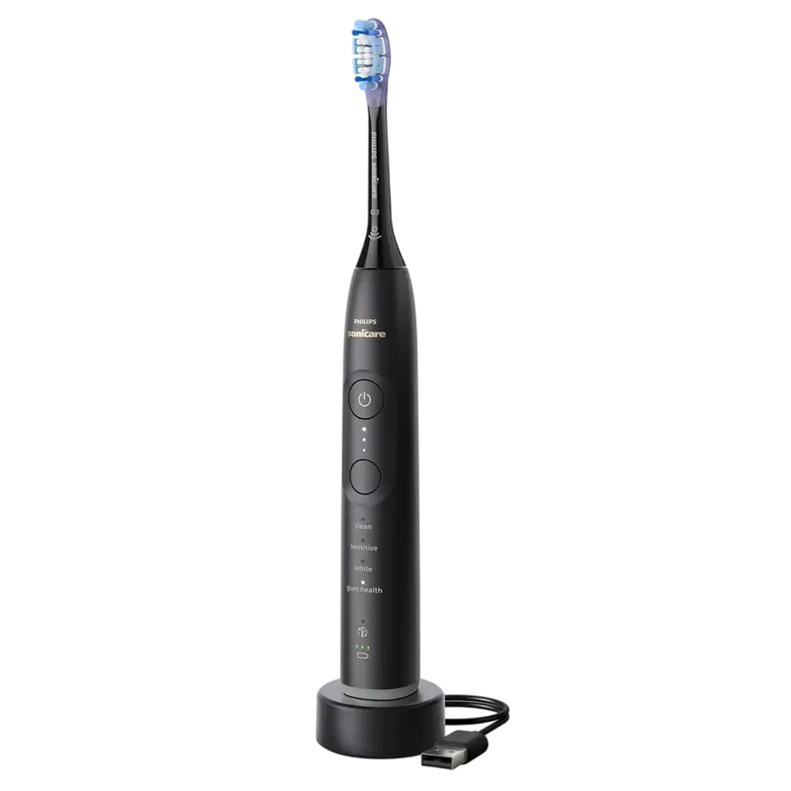 Periuța de dinți electrică sonică Philips HX7421/01, Negru