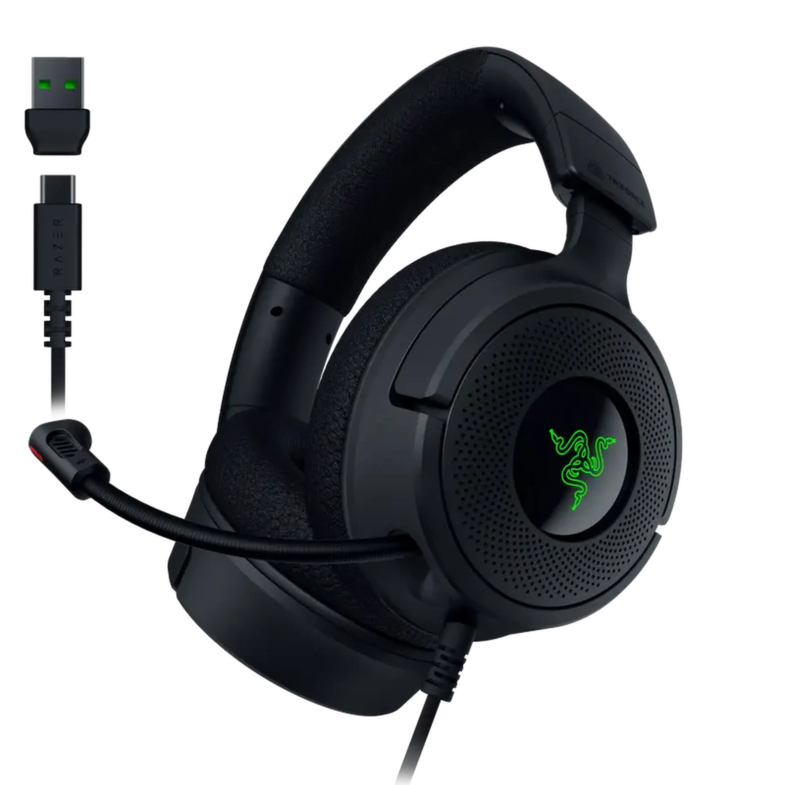 Căști gaming Razer Kraken V4 X USB, Cu fir, Negru