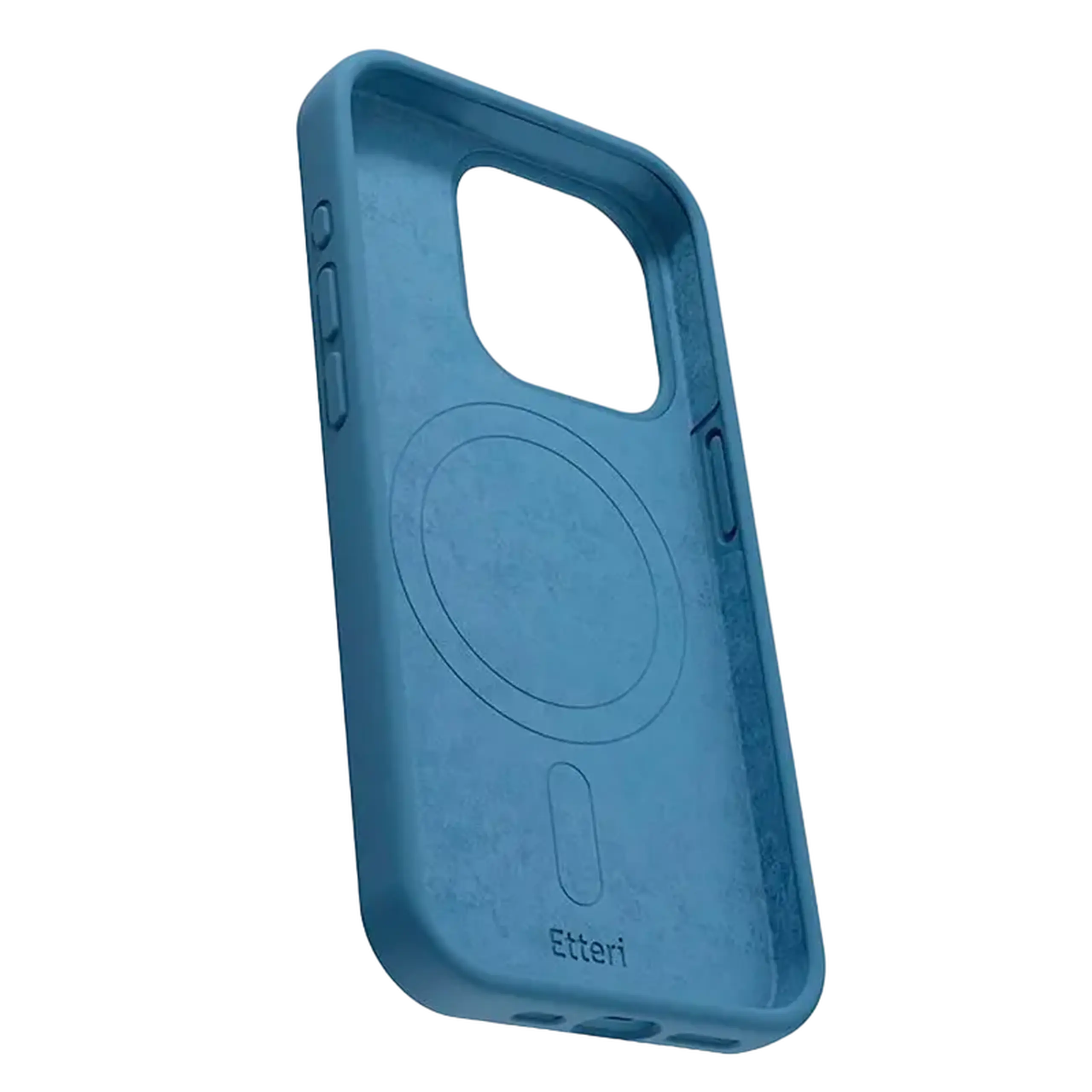 Husă Etteri Silicone Mag case penru iPhone 16 Pro, Albastru-închis