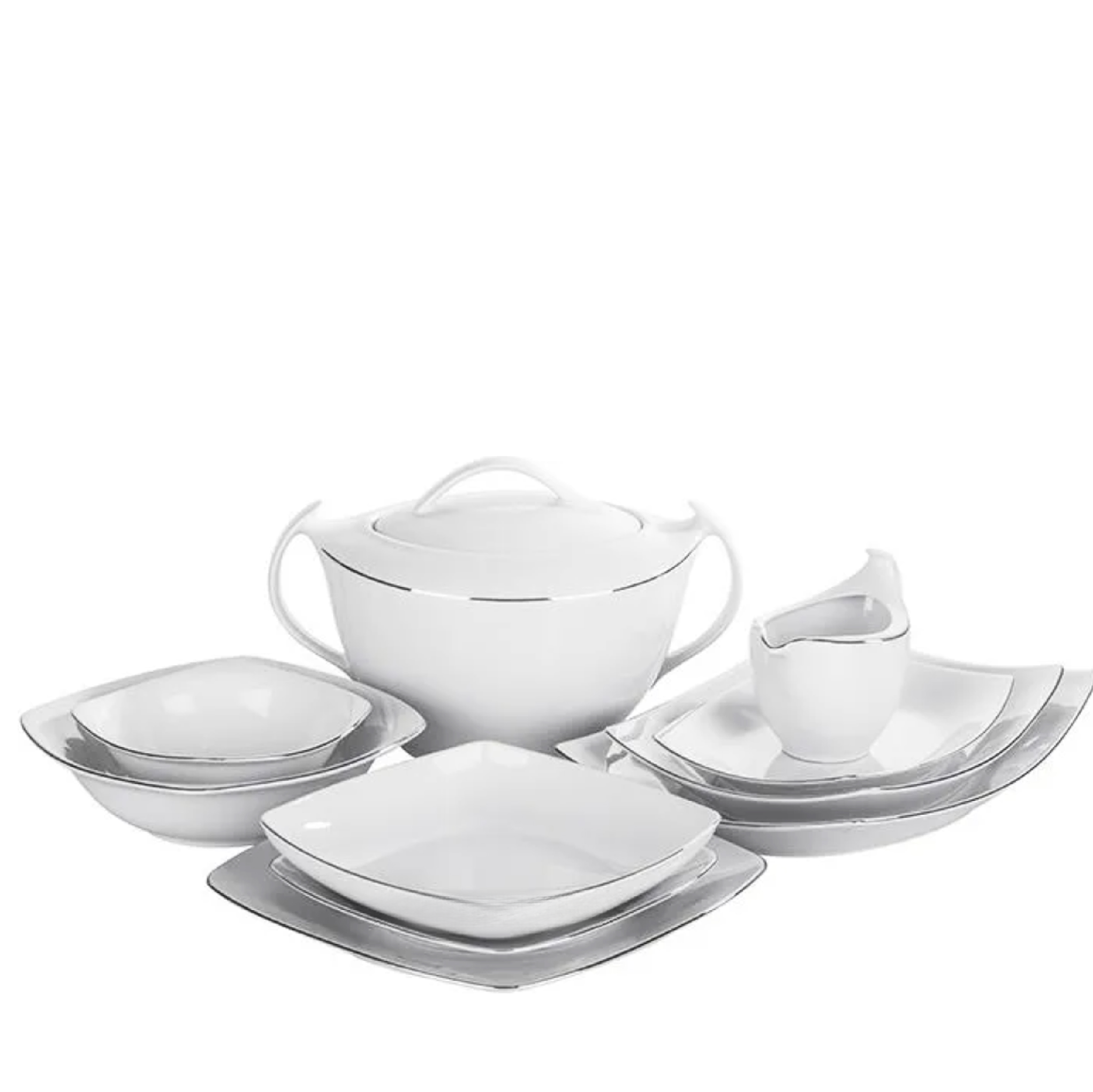 Set de veselă „Akcent Platinum”