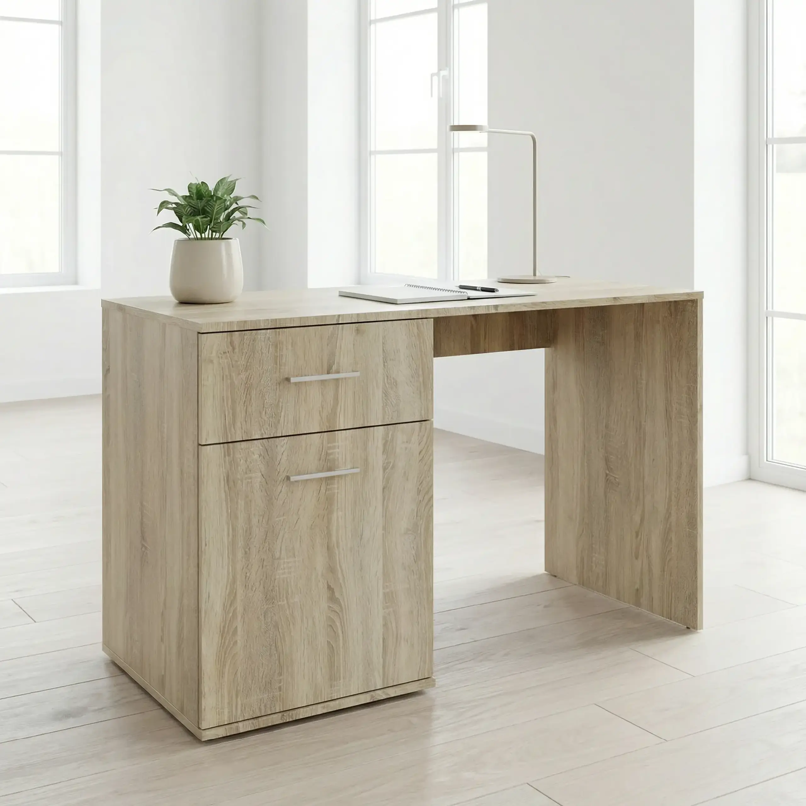 Masa 4home Nordic (Masa stanga), 120x75x55 cm, Stejar Sonoma