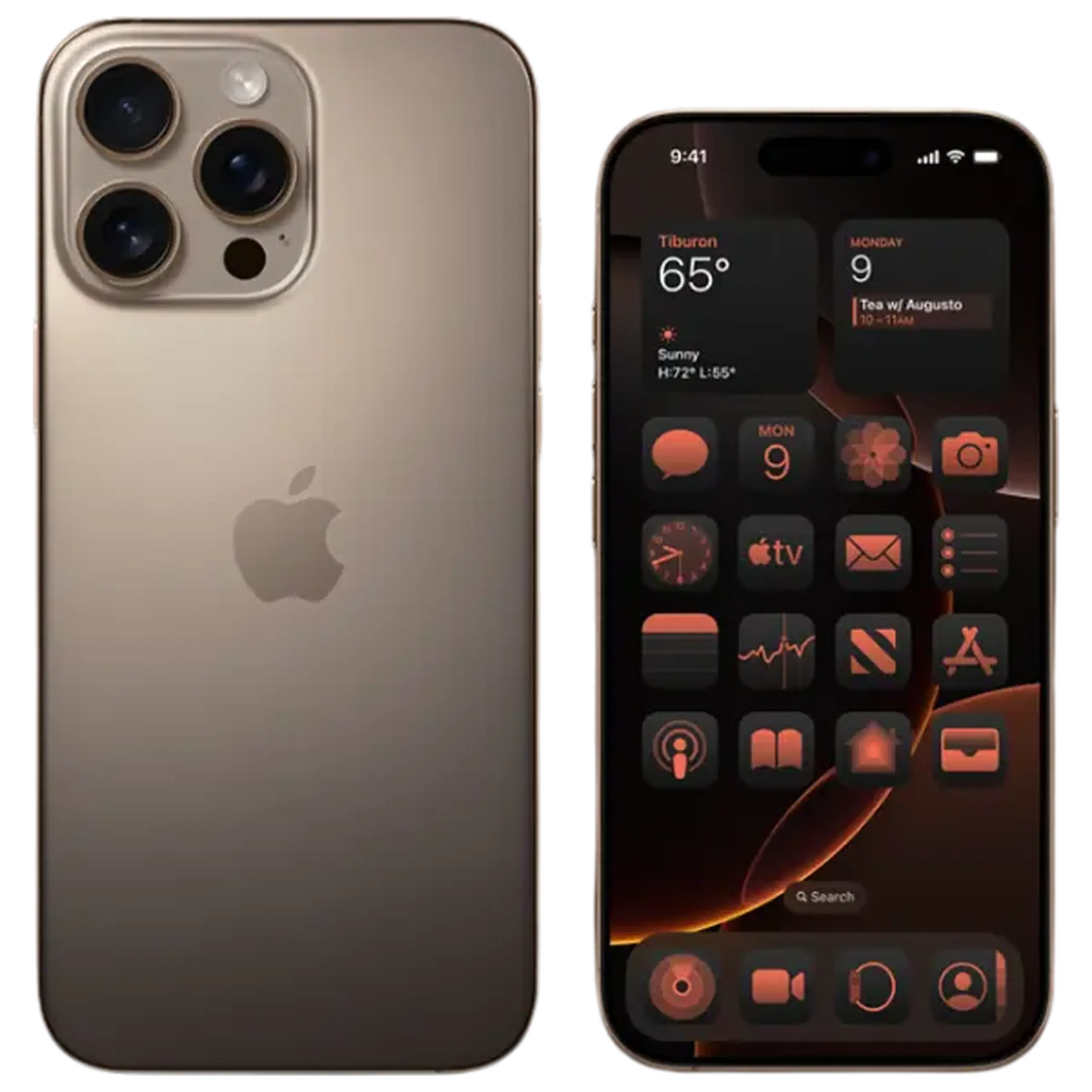 (Utilizat) Apple iPhone 16 Pro Max 256GB, Desert Titanium