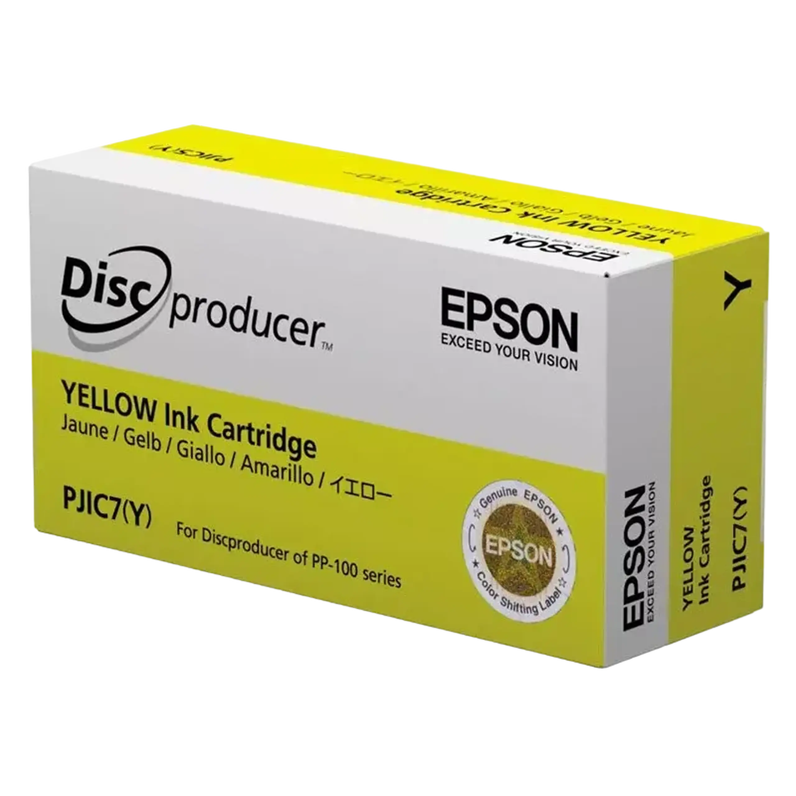 Cartuș de cerneală Epson PJIC7(Y), galben, PP - 100
