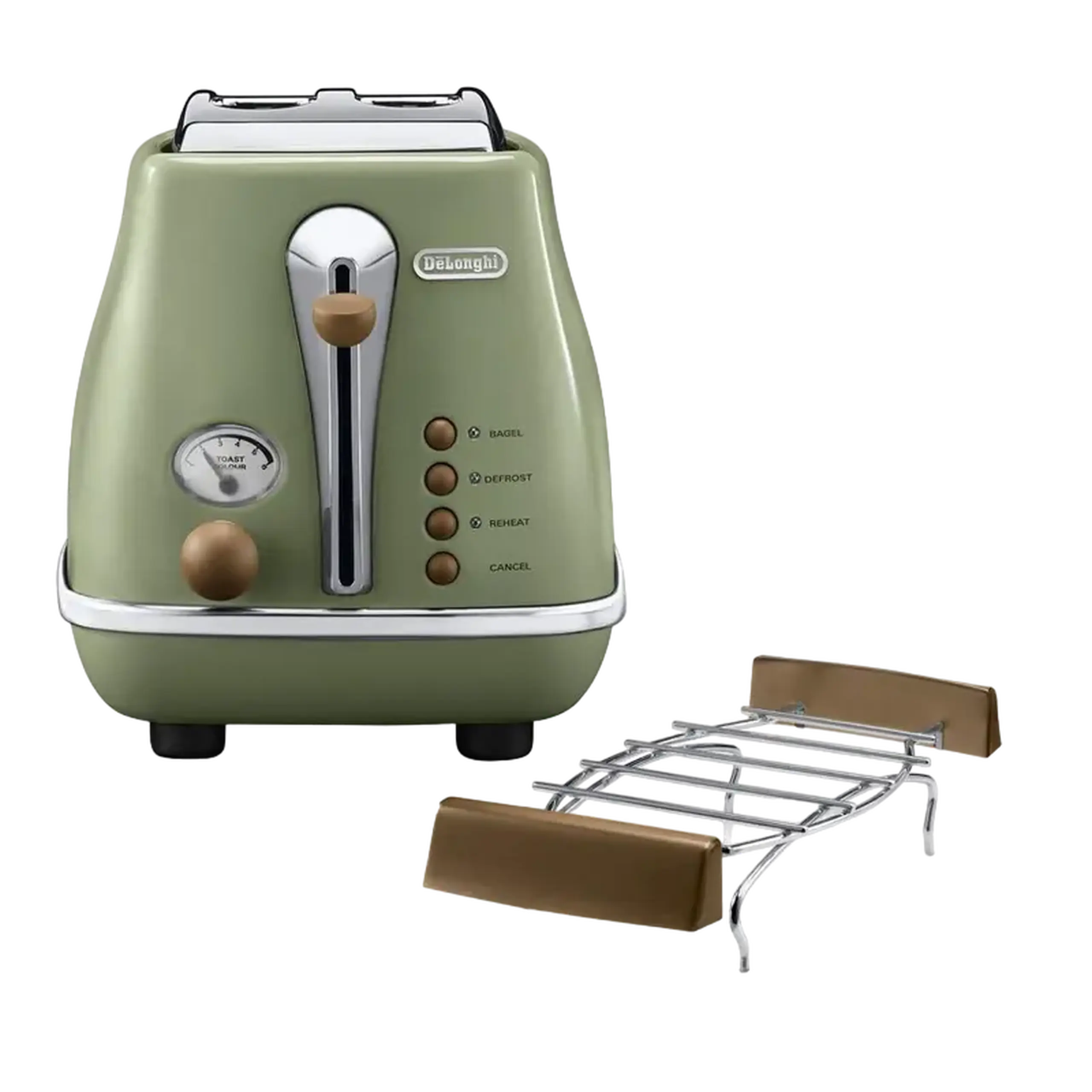 Toaster DeLonghi CTOV 2103 GR, Verde