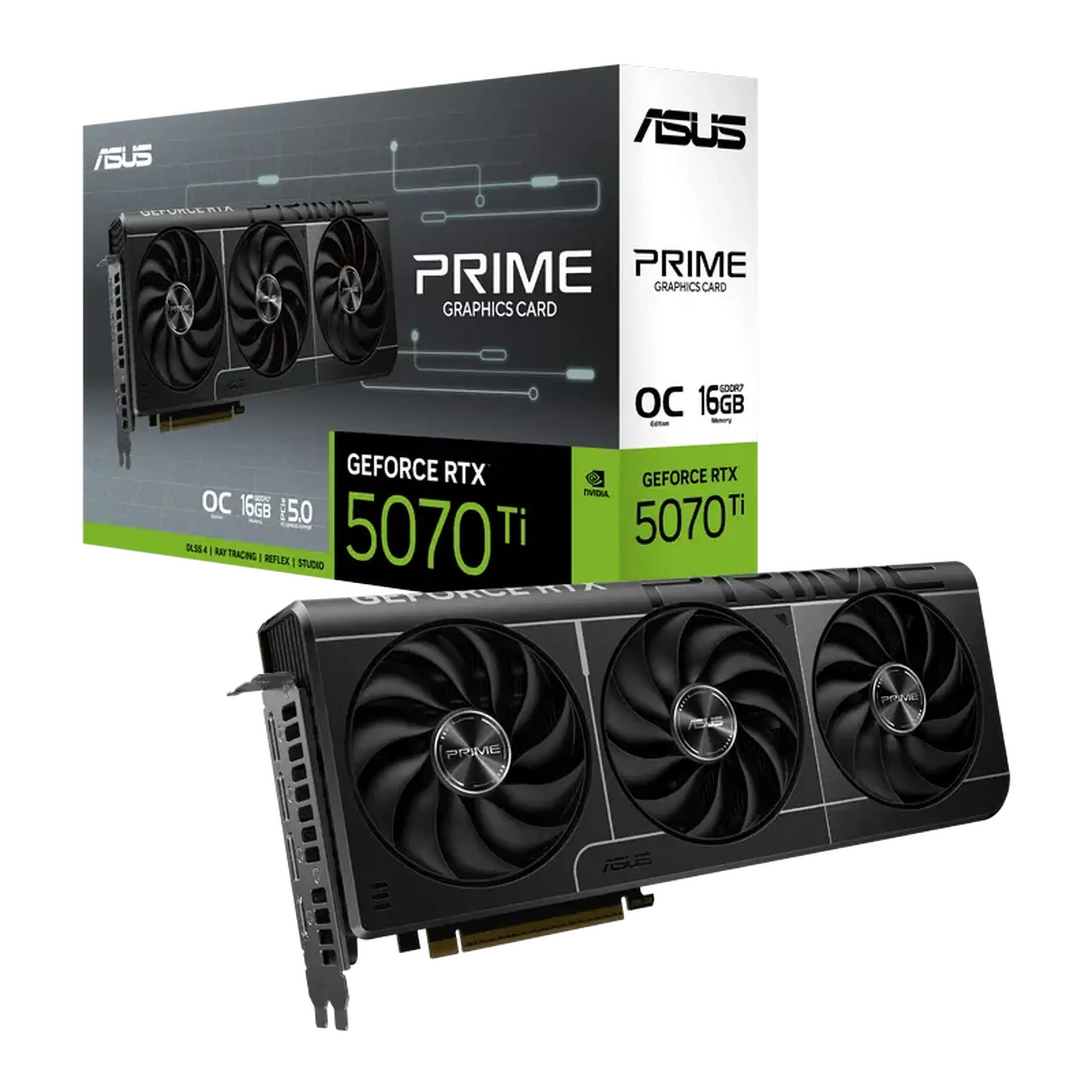 Placă Video ASUS Prime OC RTX5070Ti, 16GB GDDR7 256bit