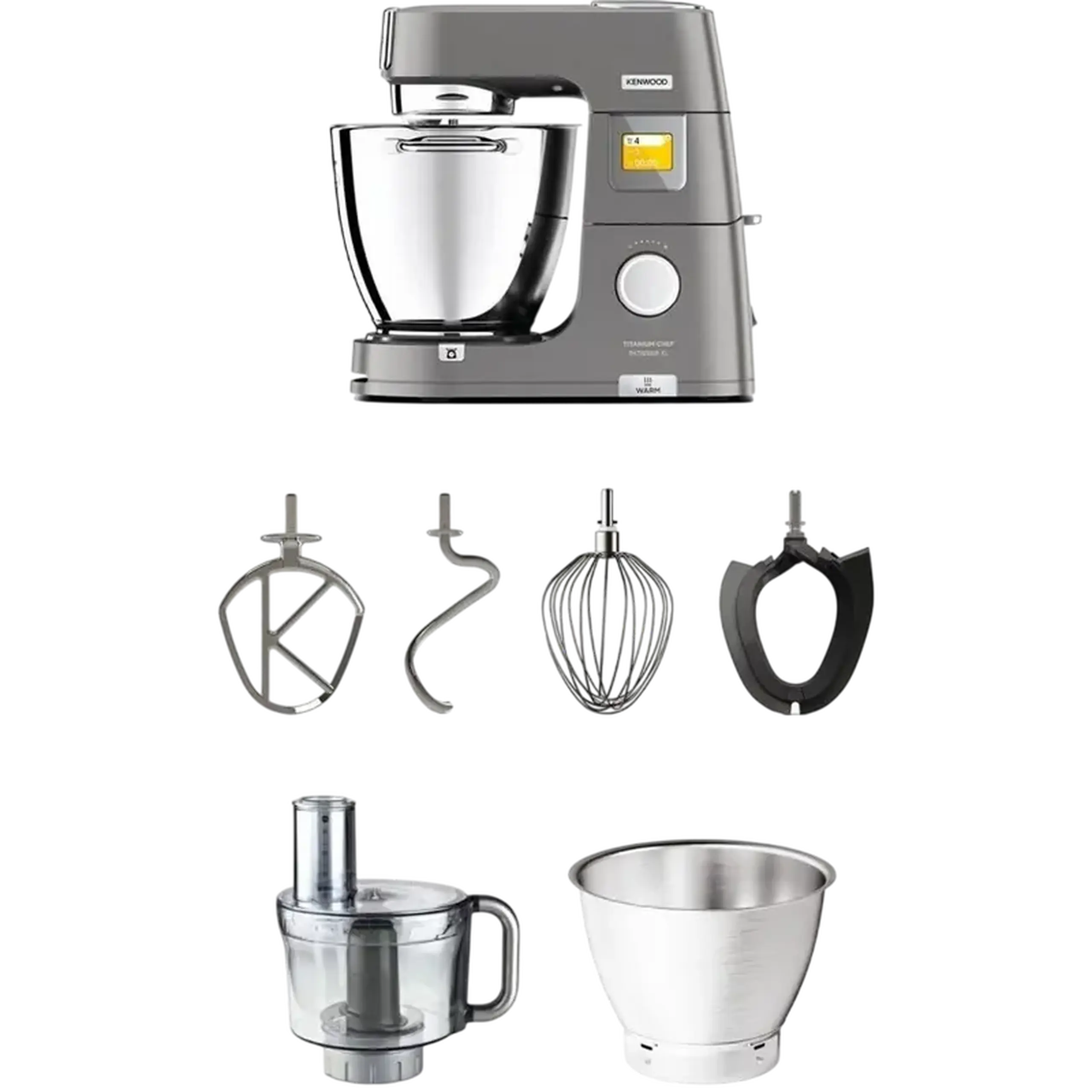 Robot de bucătărie Kenwood KWL 90.244 SI, Argintiu