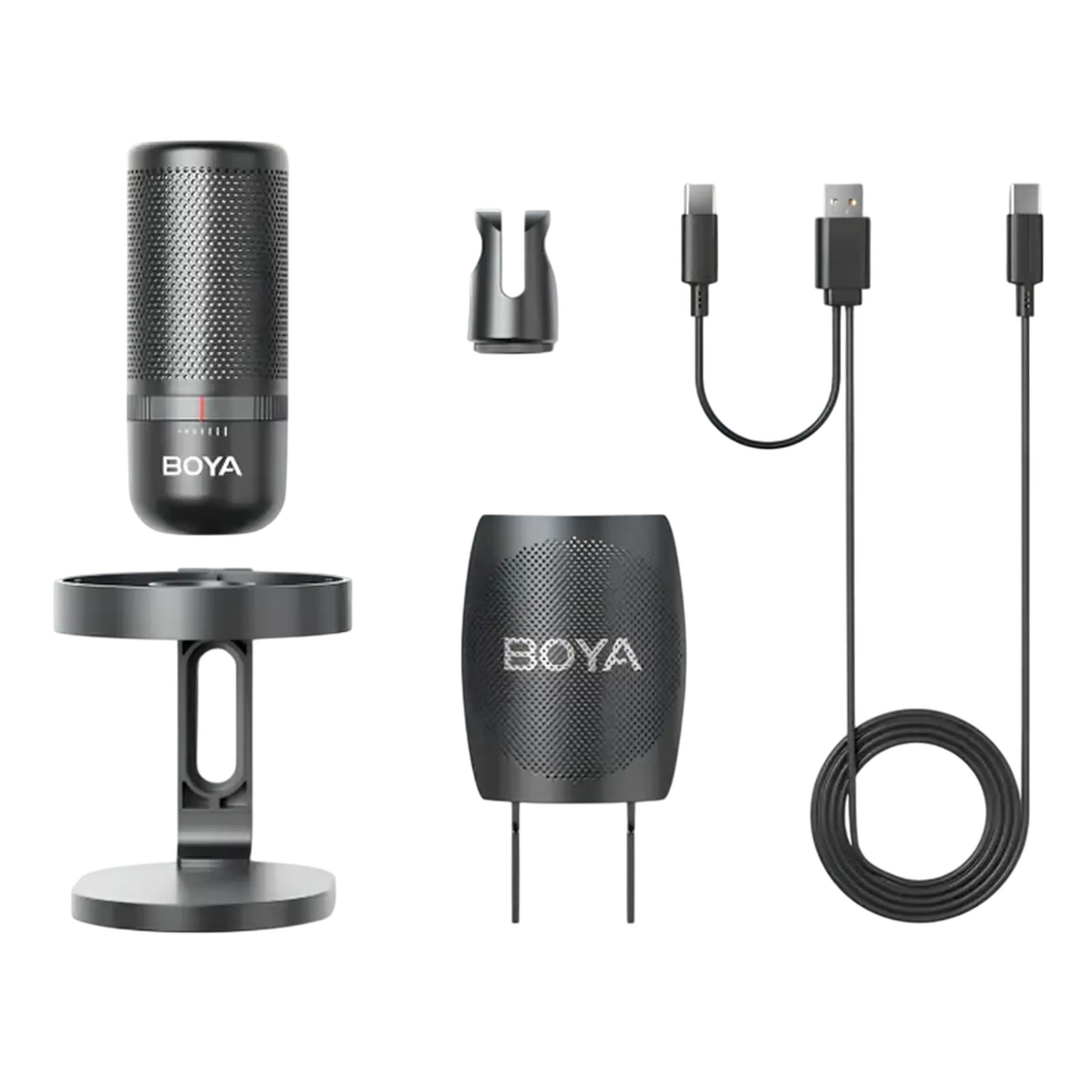 Microfon Gaming Boya K3, USB, Negru