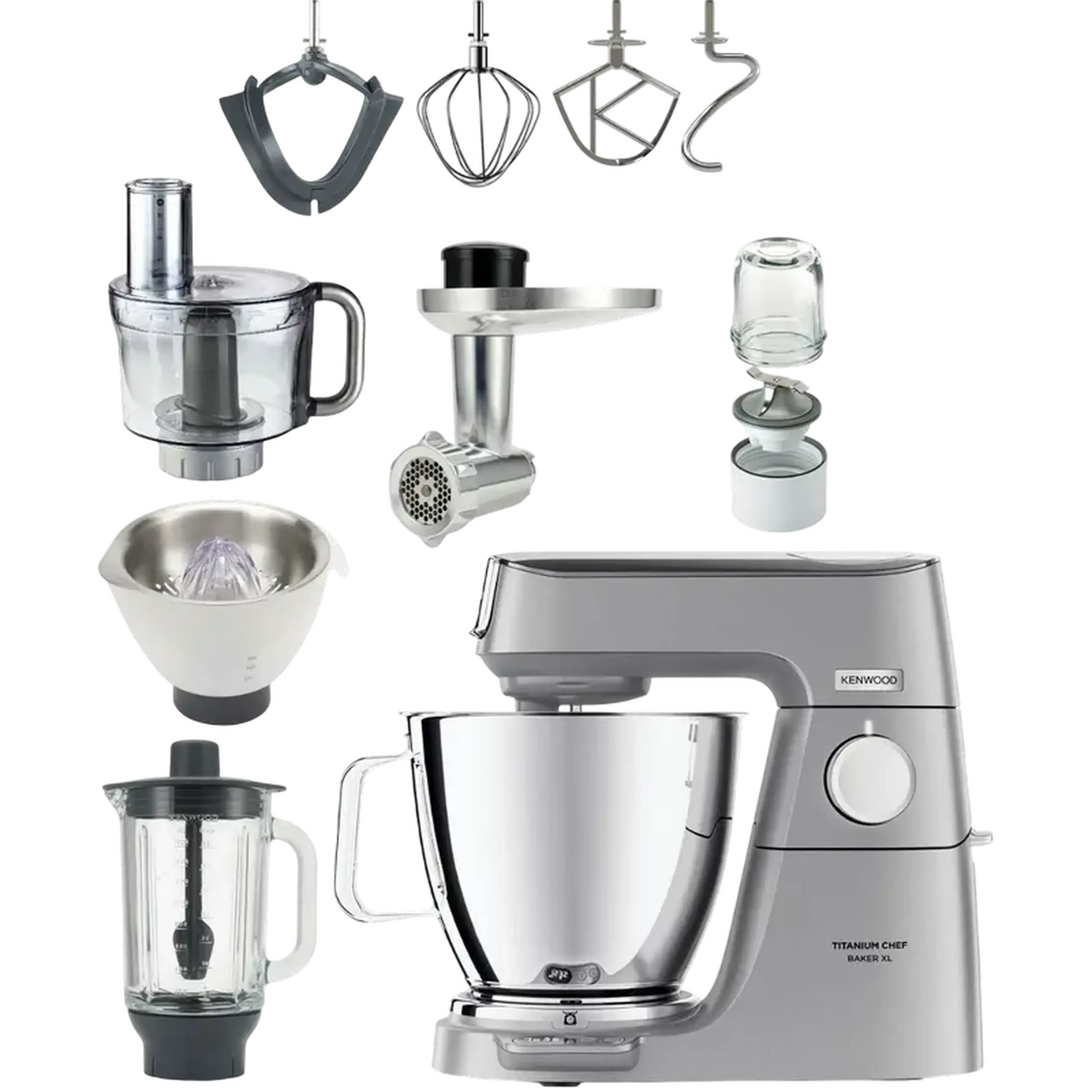 Robot de bucătărie Kenwood KVL85.704SI, Oțel inoxidabil