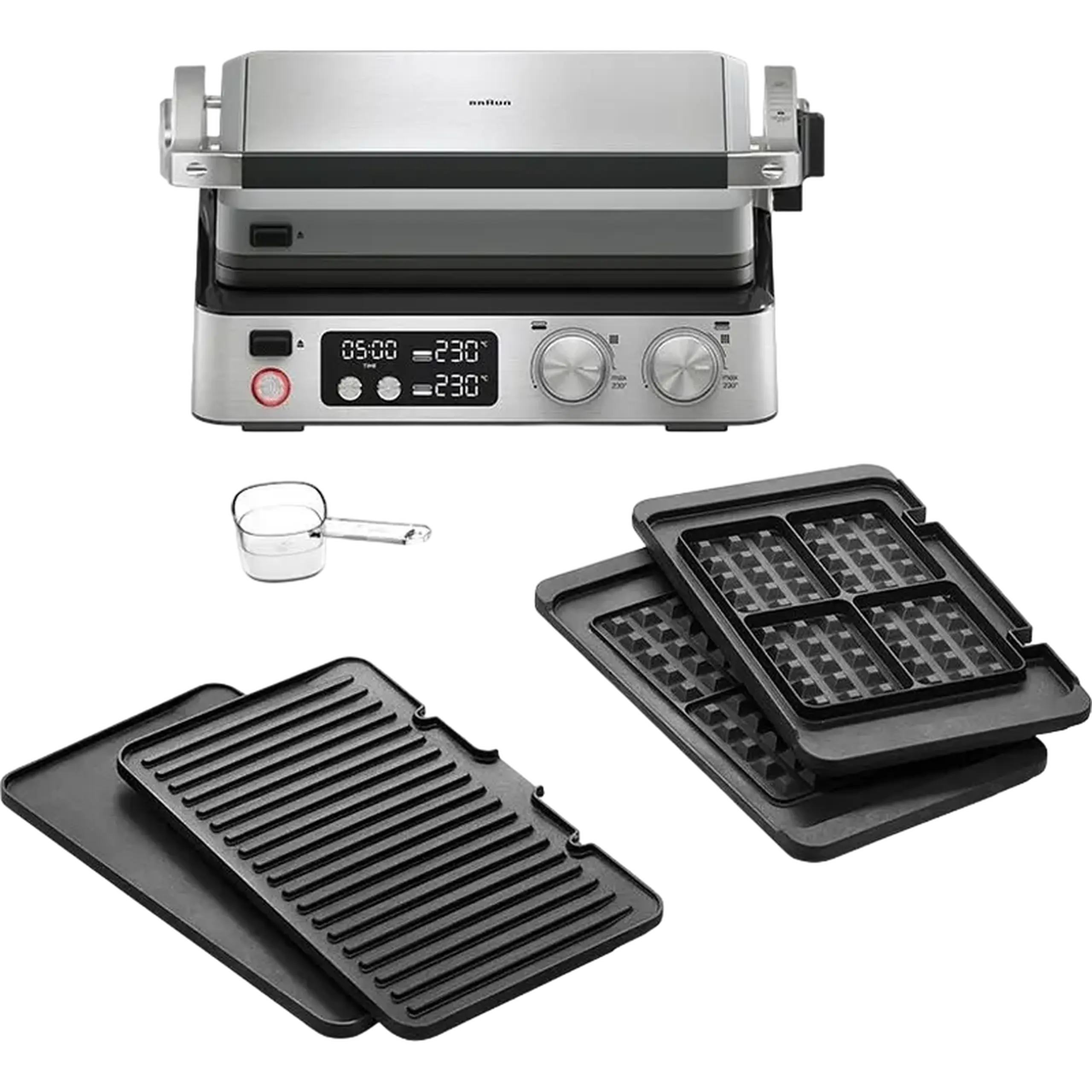 Grătar electric Braun CG 7044, 2000W, Negru