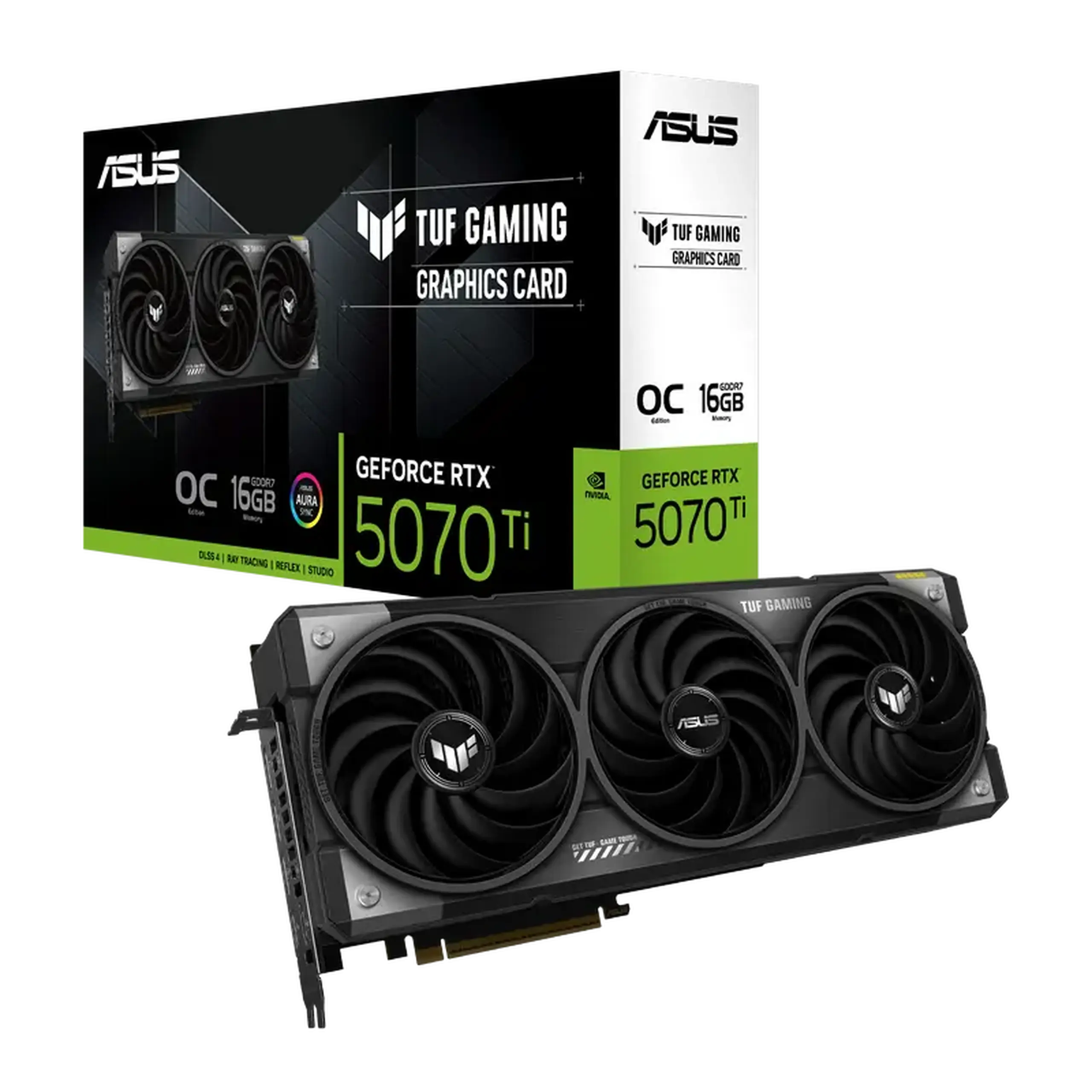 Placă Video ASUS TUF Gaming RTX5070Ti, 16GB GDDR7 256bit