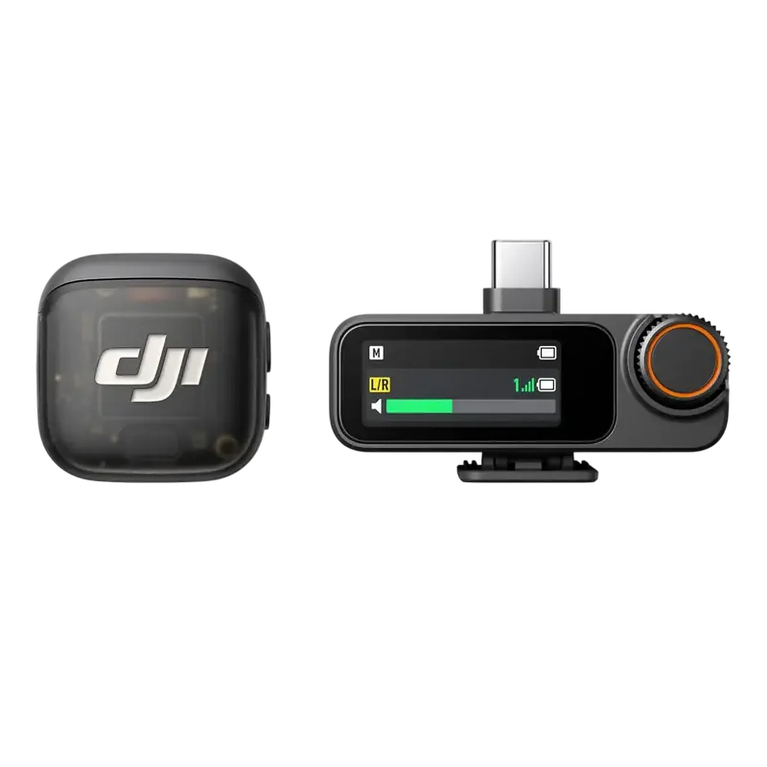 Microfon portabil pentru înregistrare vocală DJI Mic 3 (1 TX + 1 RX), Fără fir, Negru