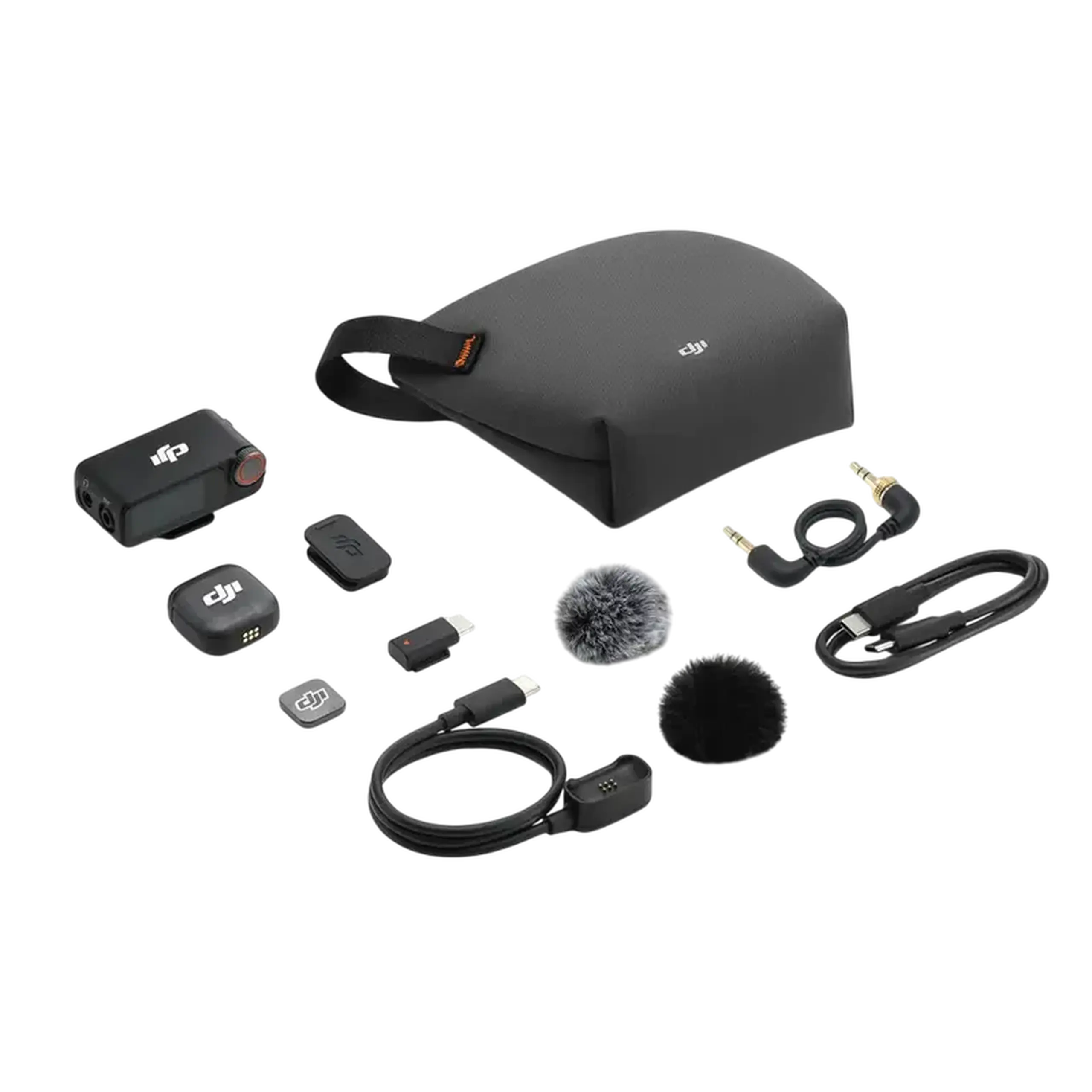 Microfon portabil pentru înregistrare vocală DJI Mic 3 (1 TX + 1 RX), Fără fir, Negru