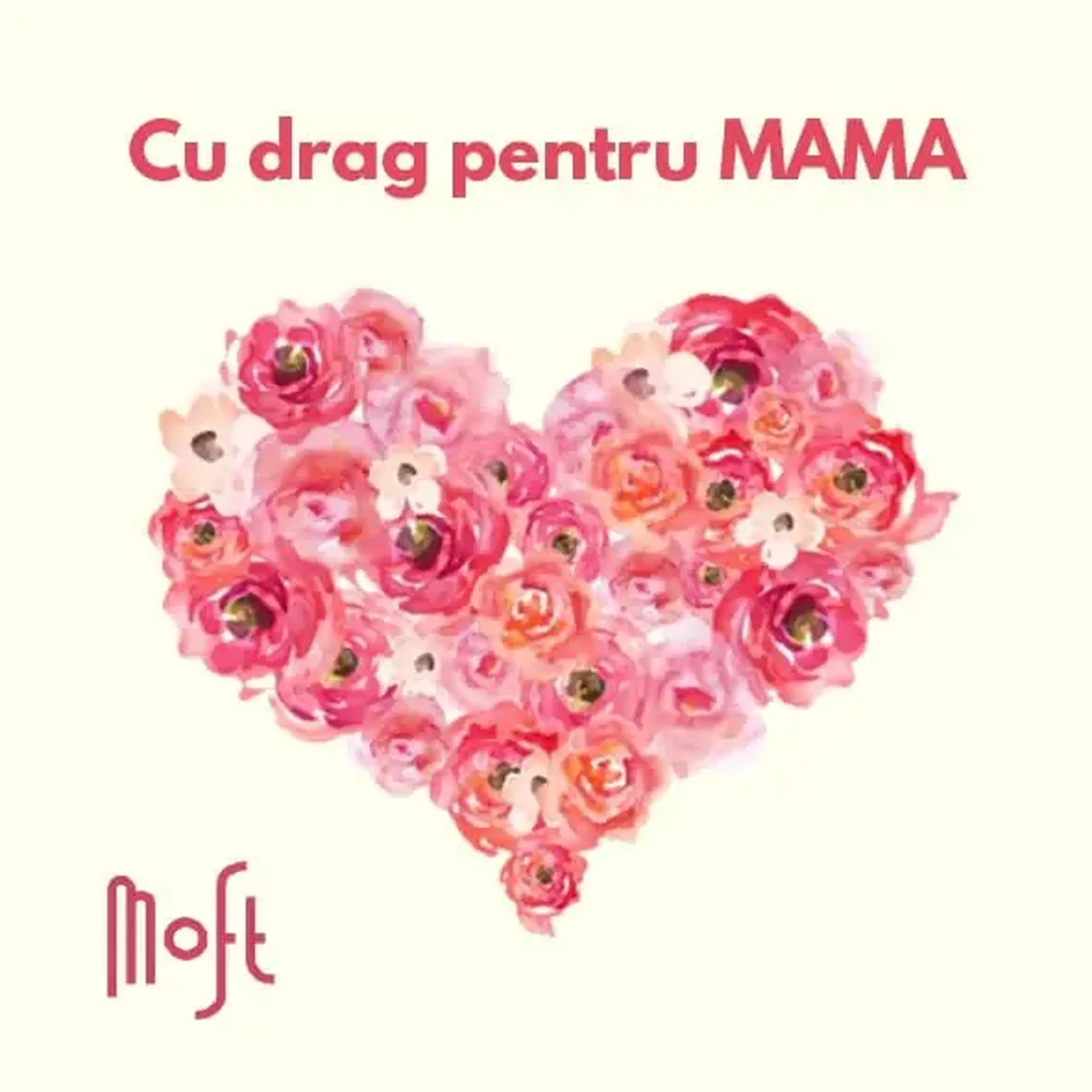 Felicitare Moft „Cu drag pentru Mama”