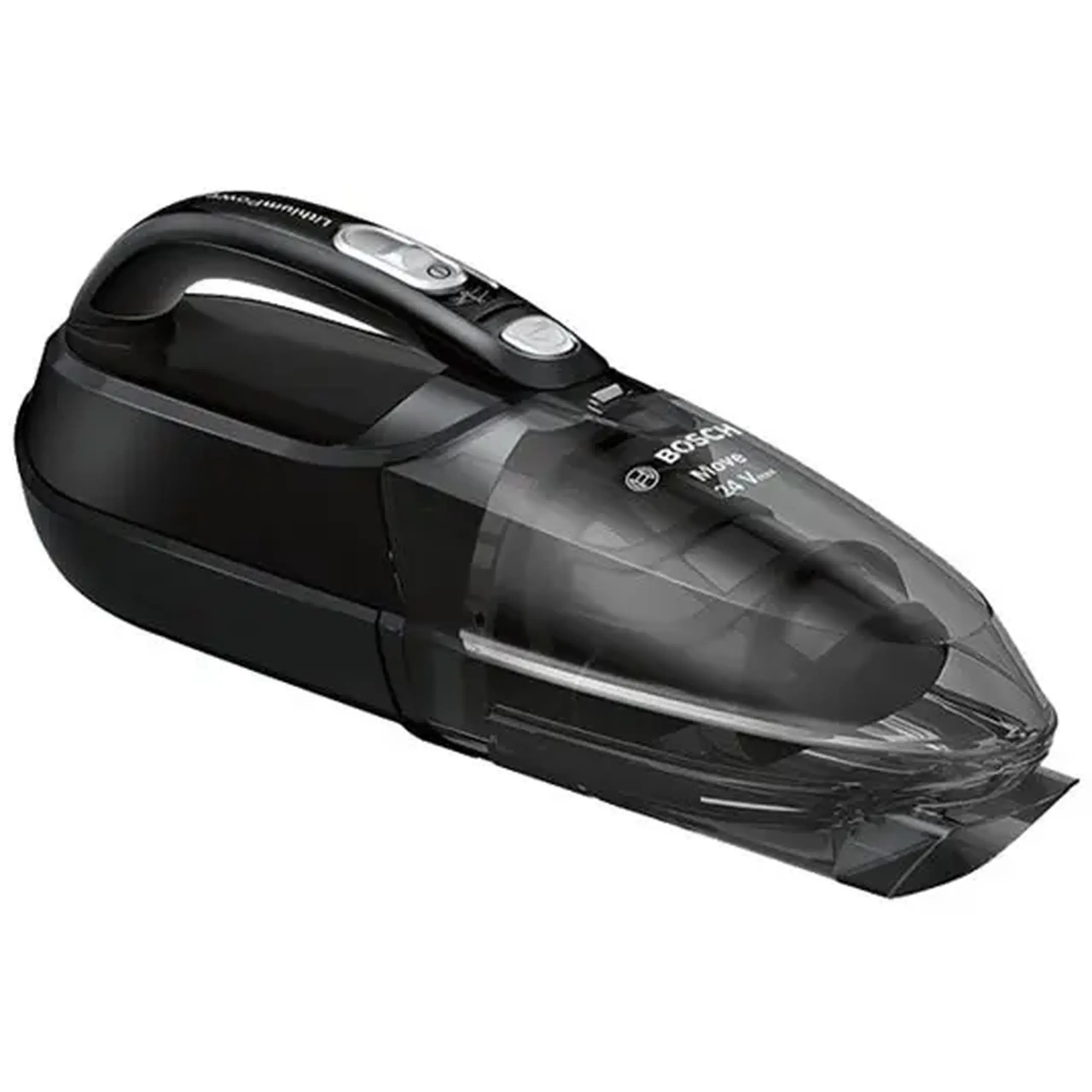 Aspirator de mana Bosch BHN24L, 24 V Li-Ion, Autonomie 45 min, 2 trepte de putere, Negru