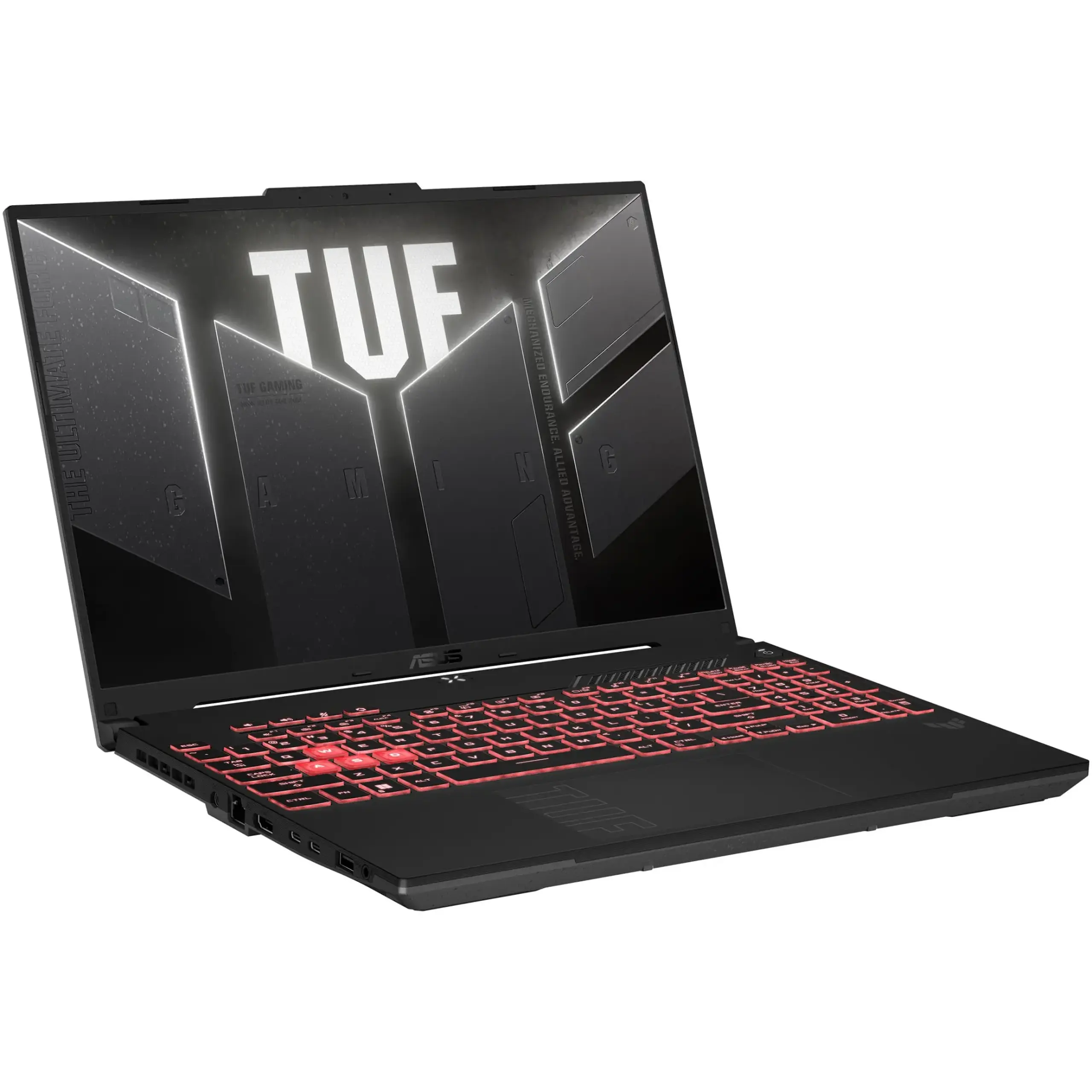 Laptop Gaming ASUS TUF A16 FA607NUG cu procesor AMD Ryzen™ 7 7445HS pana la 4.7GHz, 16'', Full HD+, WUXGA, 144Hz, IPS, 16GB DDR5 RAM, 512GB SSD, NVIDIA® GeForce RTX™ 4050 6GB GDDR6, No OS, Mecha Gray