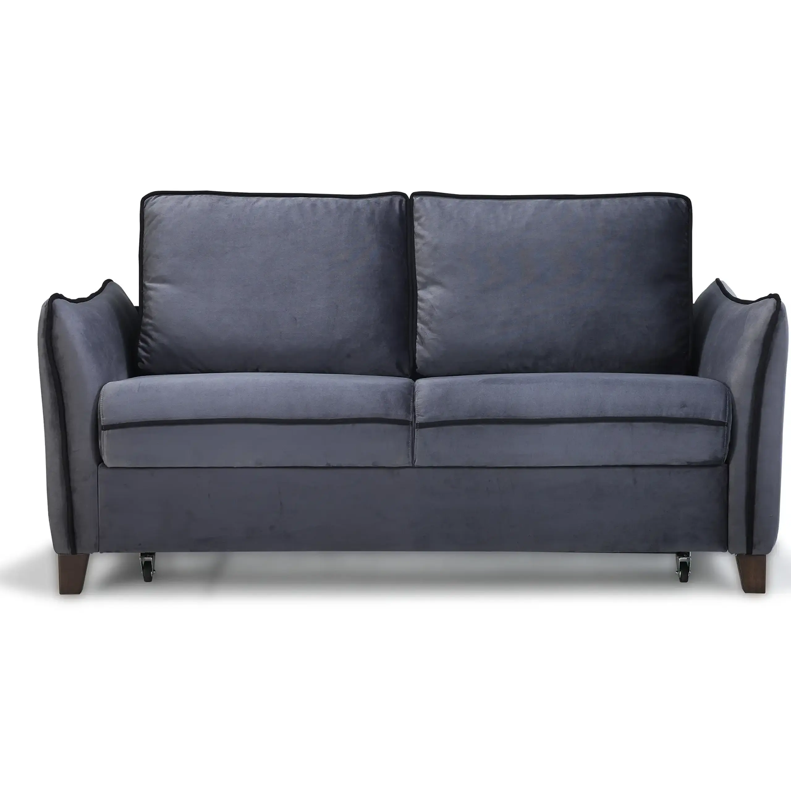 Canapea extensibila Modella Levon No, dimensiuni 164x112x90 cm, suprafata dormit 140x190, culoare gri petrol