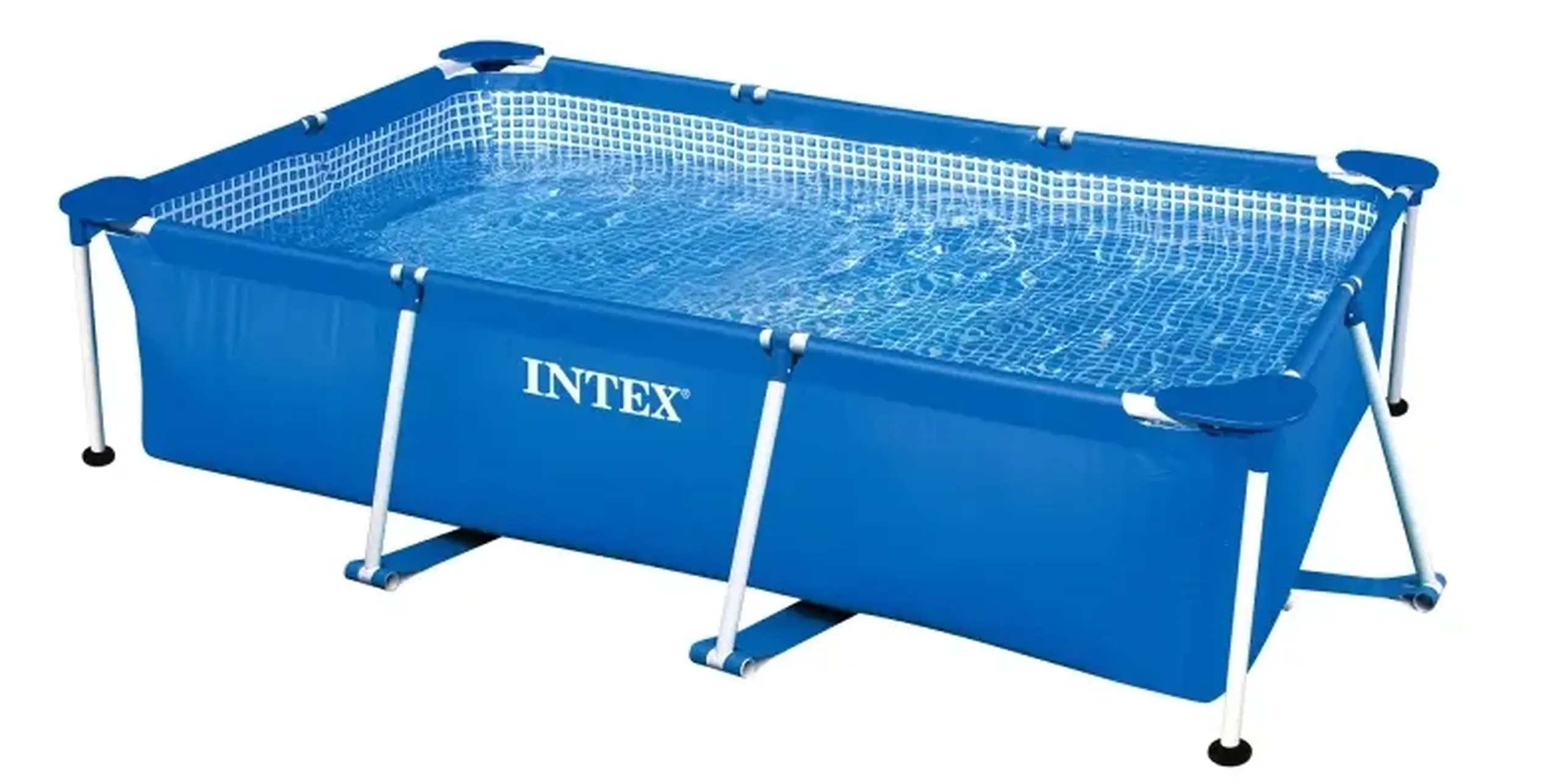 Piscina Intex 28272, cu cadru metalic, rectangulara, 300 x 200 x 75 cm, fara pompa de filtrare