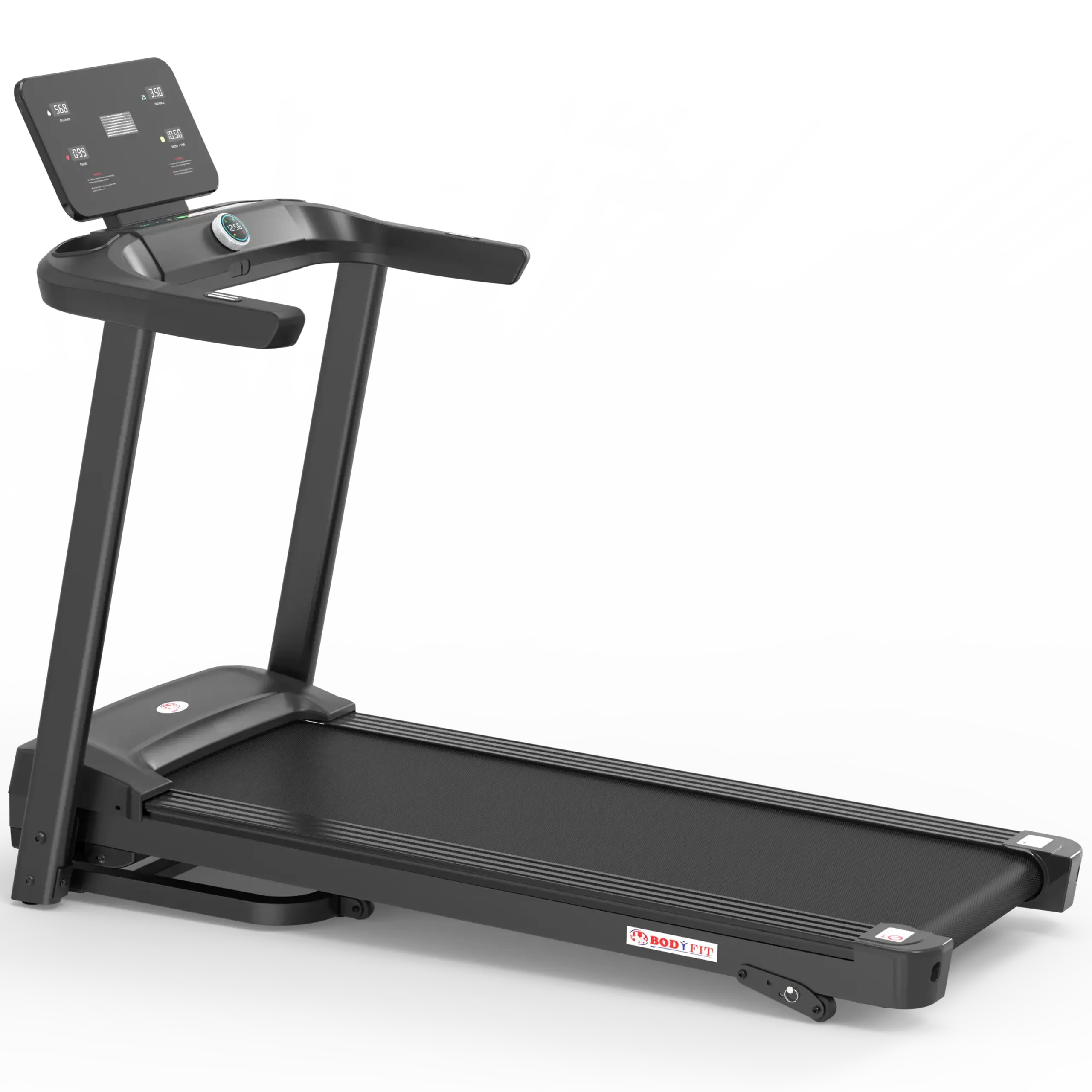 Banda de alergat Bodyfit Z5500, motor de 2.5 CP, greutate suportata de 120 kg, viteza 14.8 km/h, display LED cu mai multe functii