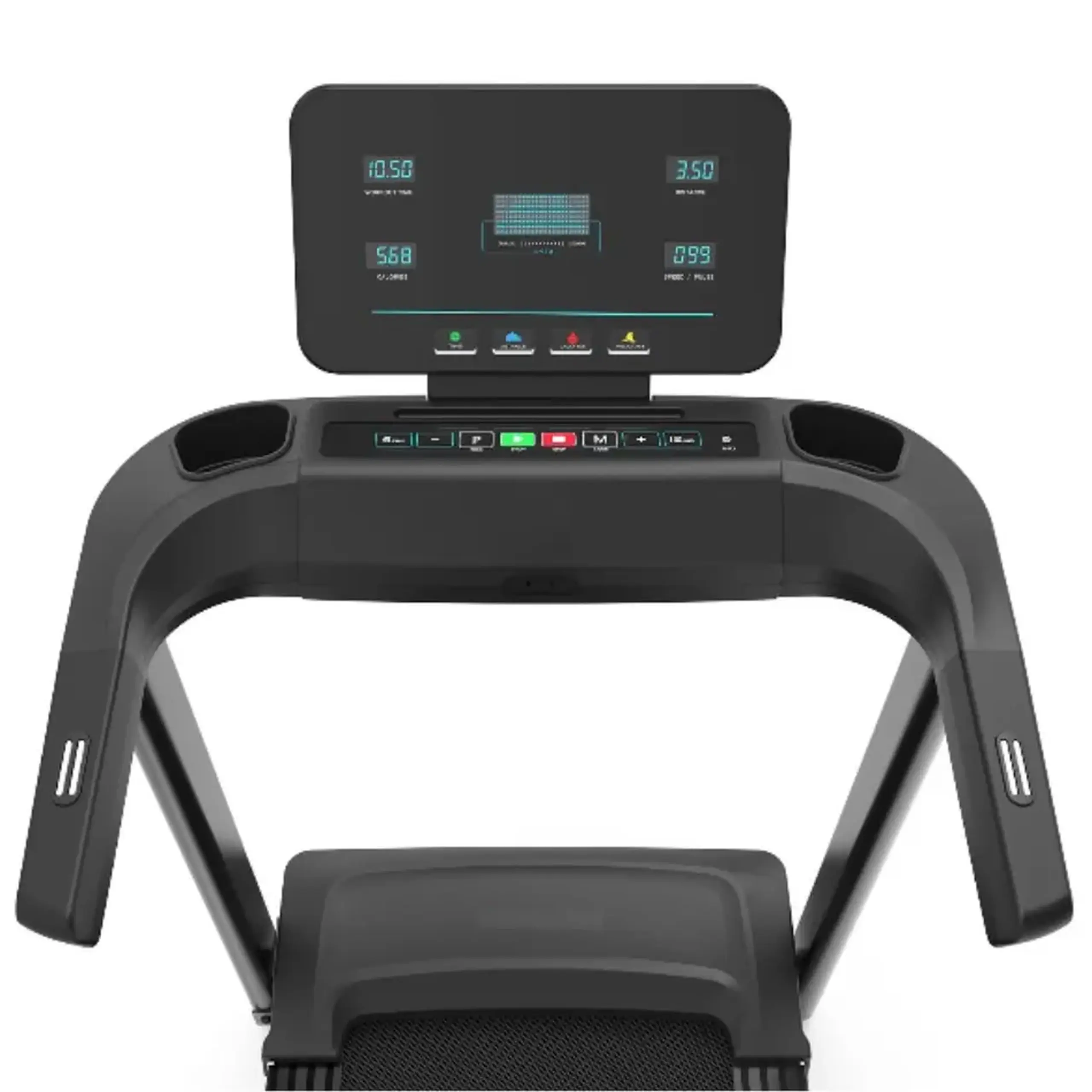 Banda de alergat Bodyfit Z5500, motor de 2.5 CP, greutate suportata de 120 kg, viteza 14.8 km/h, display LED cu mai multe functii