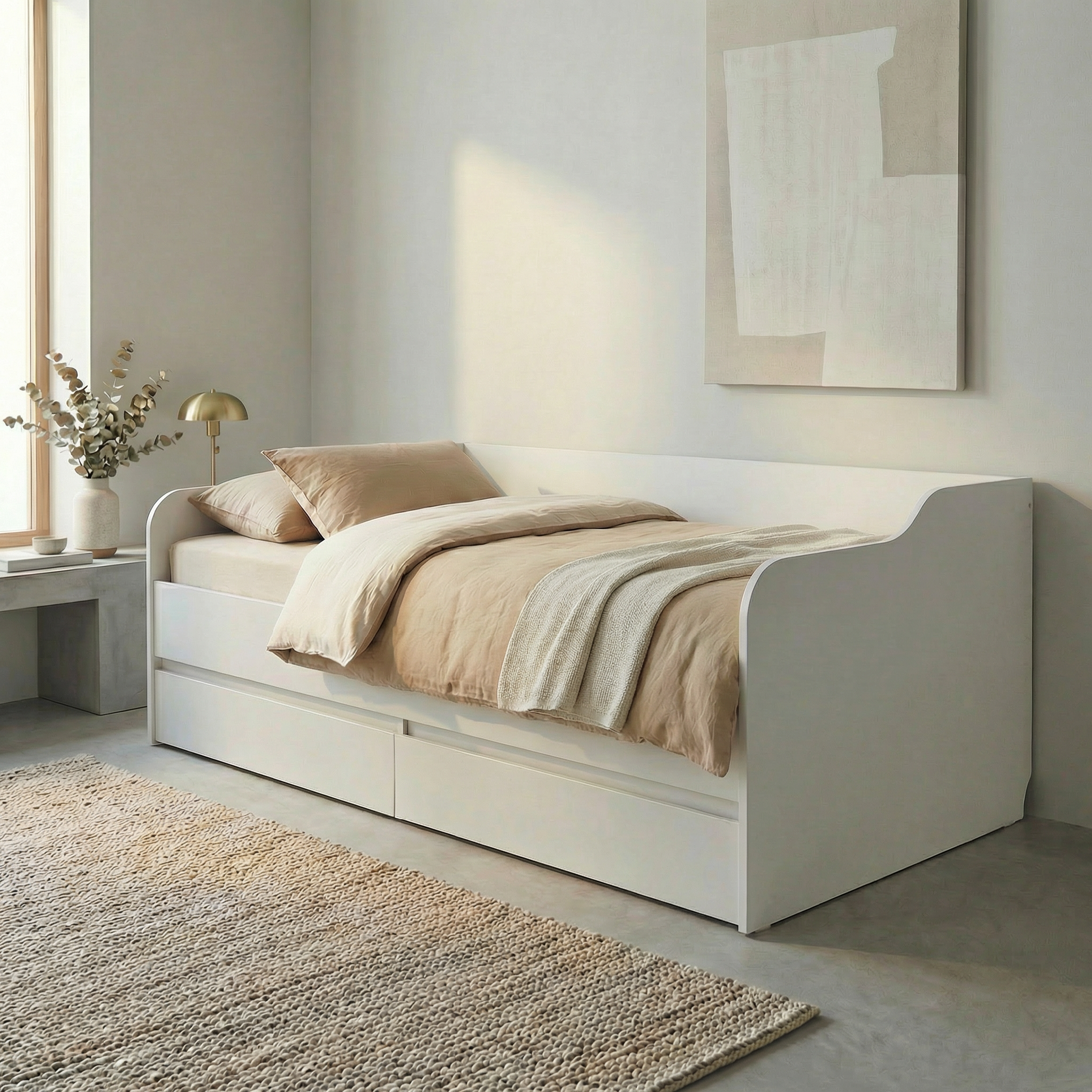 Pat 4home Ideea, 90x200 cm, Nimfea Alba/Nimfea Alba