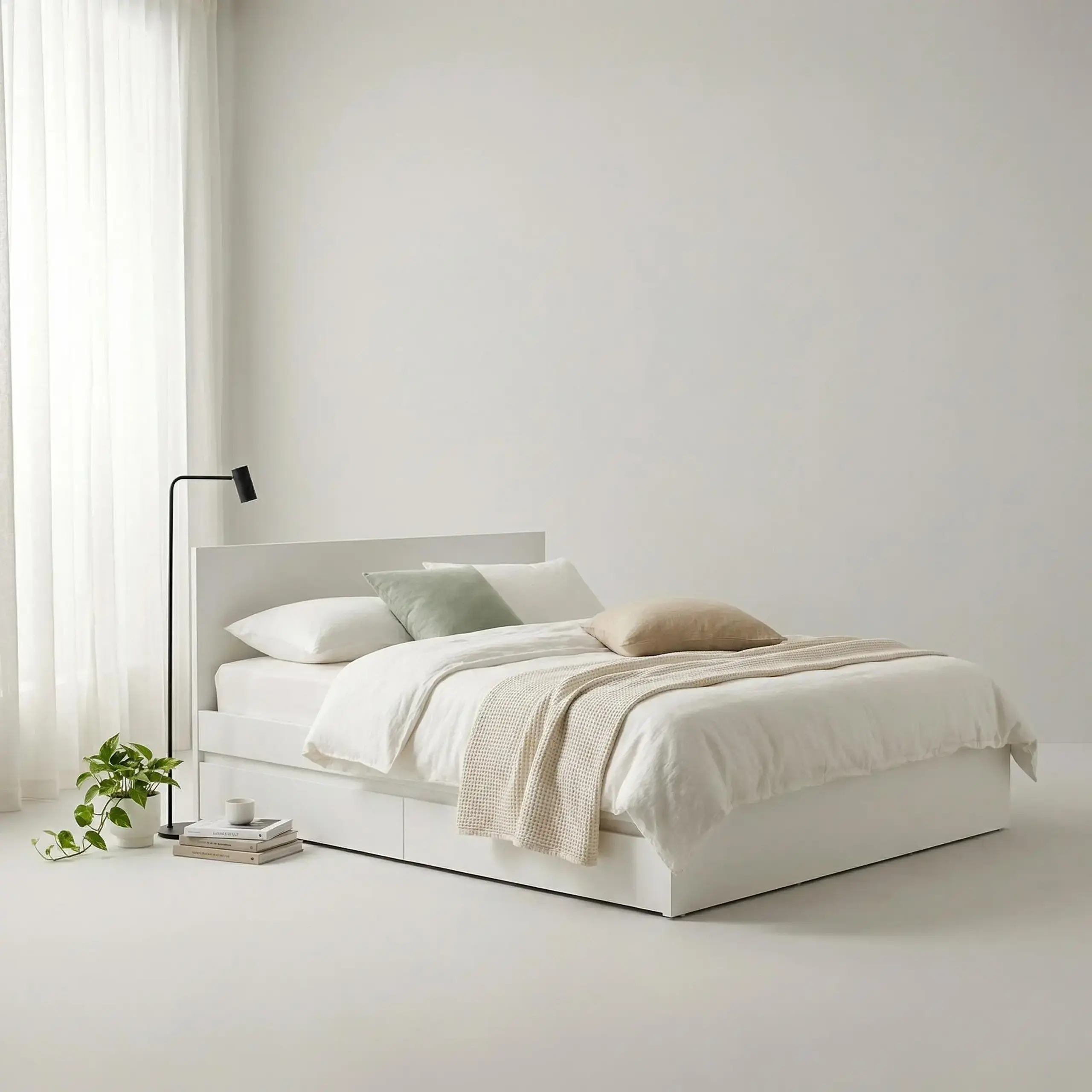 Pat 4home Ideea 2S, 160x200 cm, Nimfea Alba/Nimfea Alba