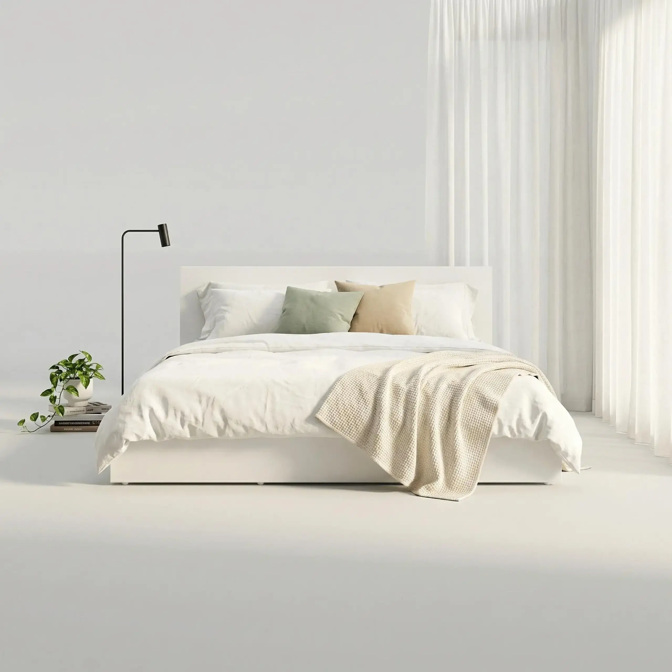 Pat 4home Ideea 2S, 160x200 cm, Nimfea Alba/Nimfea Alba