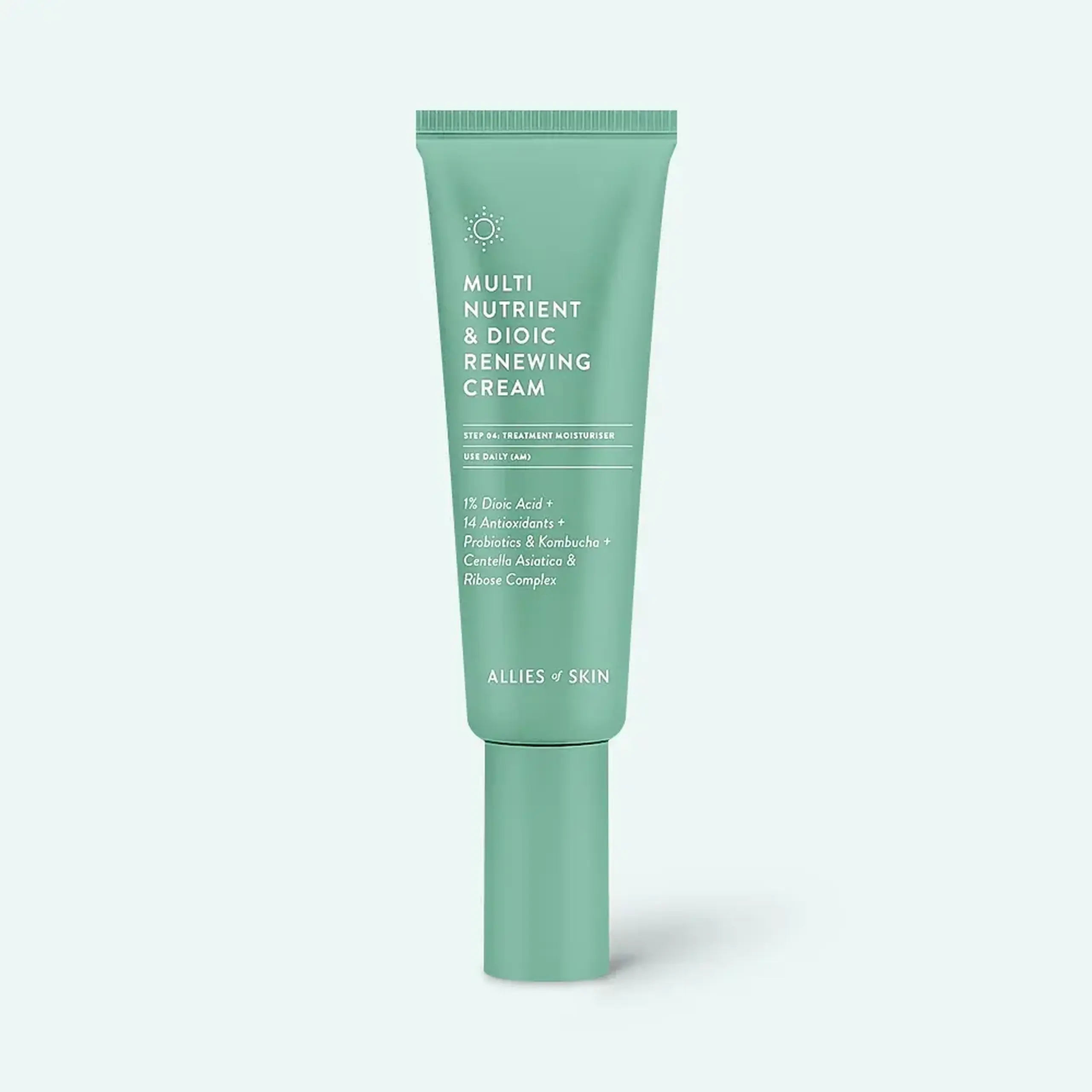 Cremă hidratantă pentru combaterea hiperpigmentării Allies of Skin Multi Nutrient and Dioic Renewing Cream 50ml